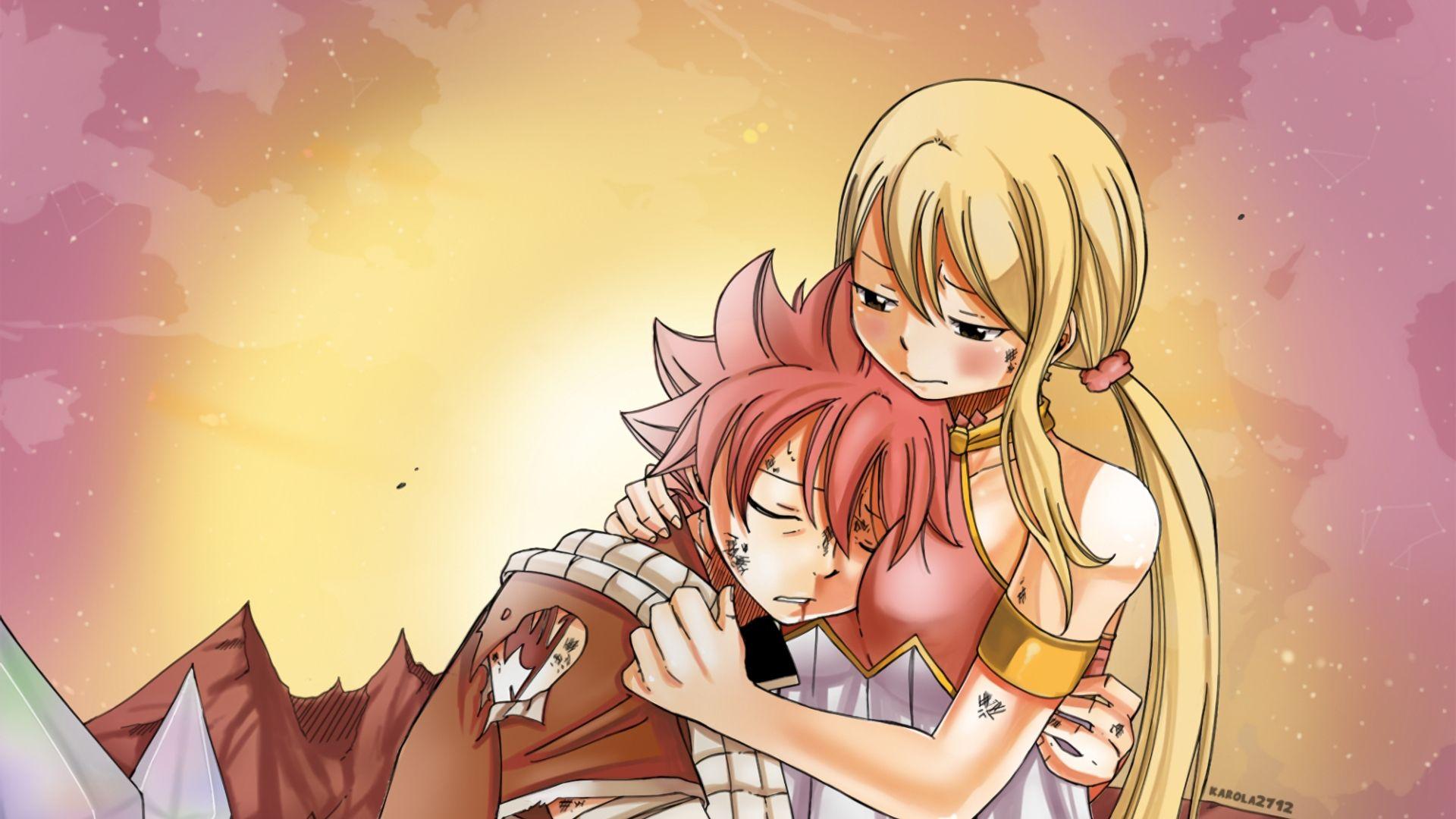 1920x1080 Desktop Wallpaper Lucy Heartfilia, Natsu Dragneel, Fairy Tail, Anime Couple, HD Image, Picture, Background, 0mbxsv