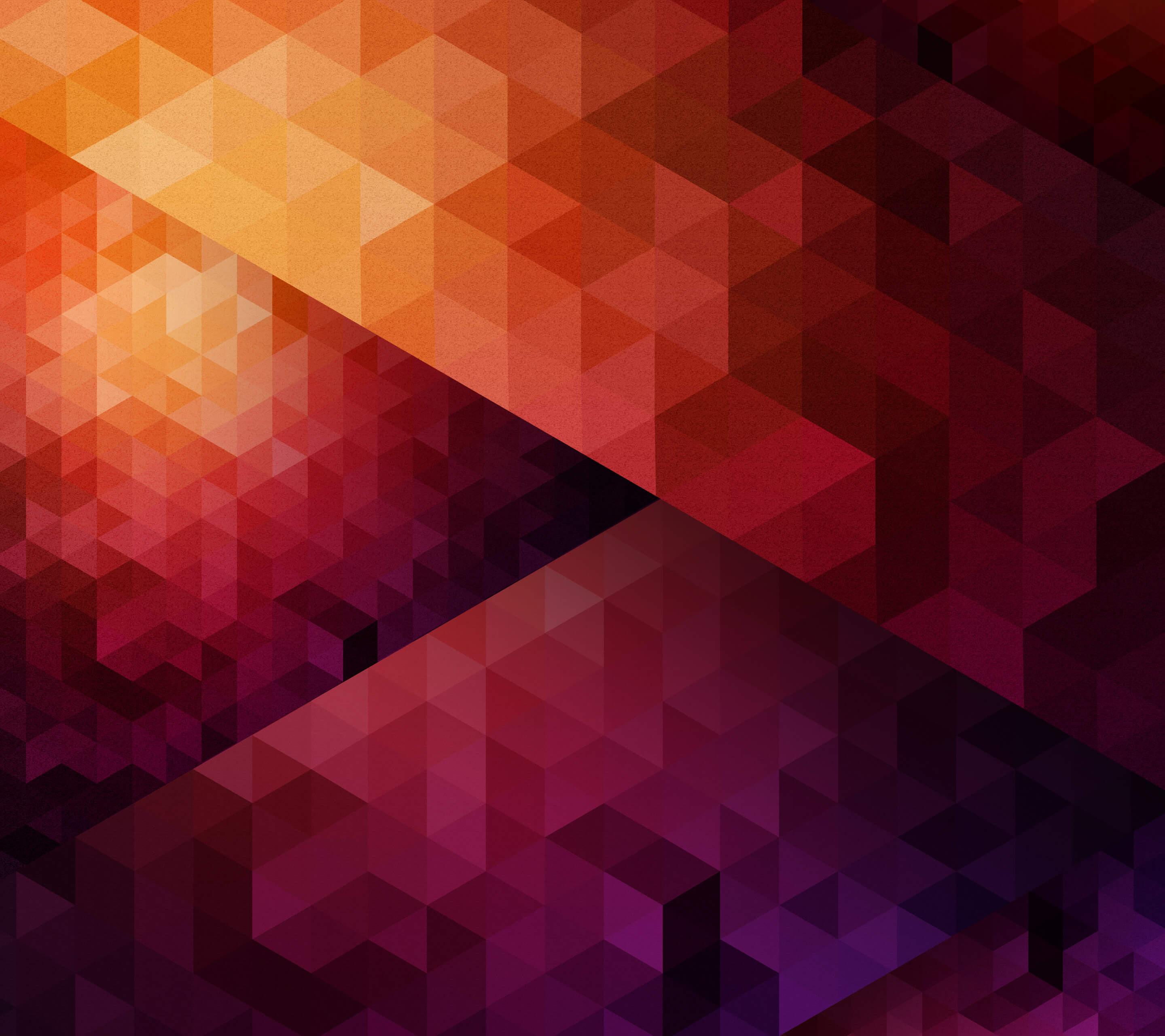 2880x2560 Wallpaper Low poly, Orange, Geometric, HD, Abstract,. Wallpaper for iPhone, Android, Mobile and Desktop