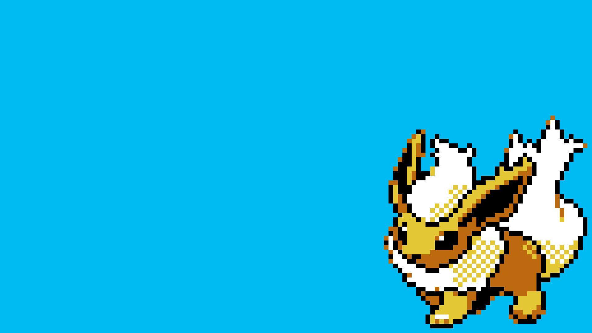 1920x1080 pixel art, Pixels, Pokémon, Flareon Wallpaper HD / Desktop