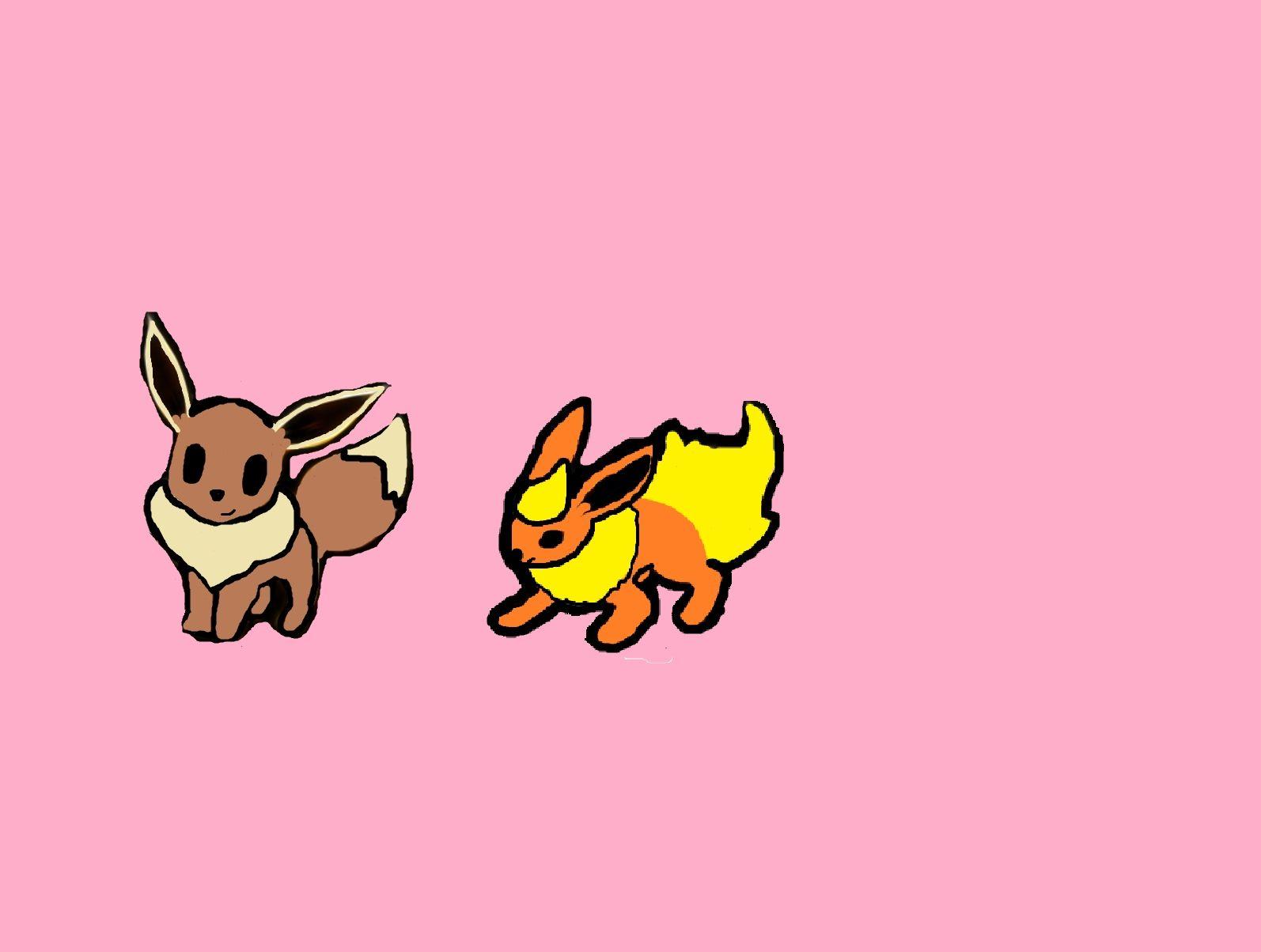 1594x1204 pokemon flareon eevee 1594x1204 wallpaper High Quality Wallpaper
