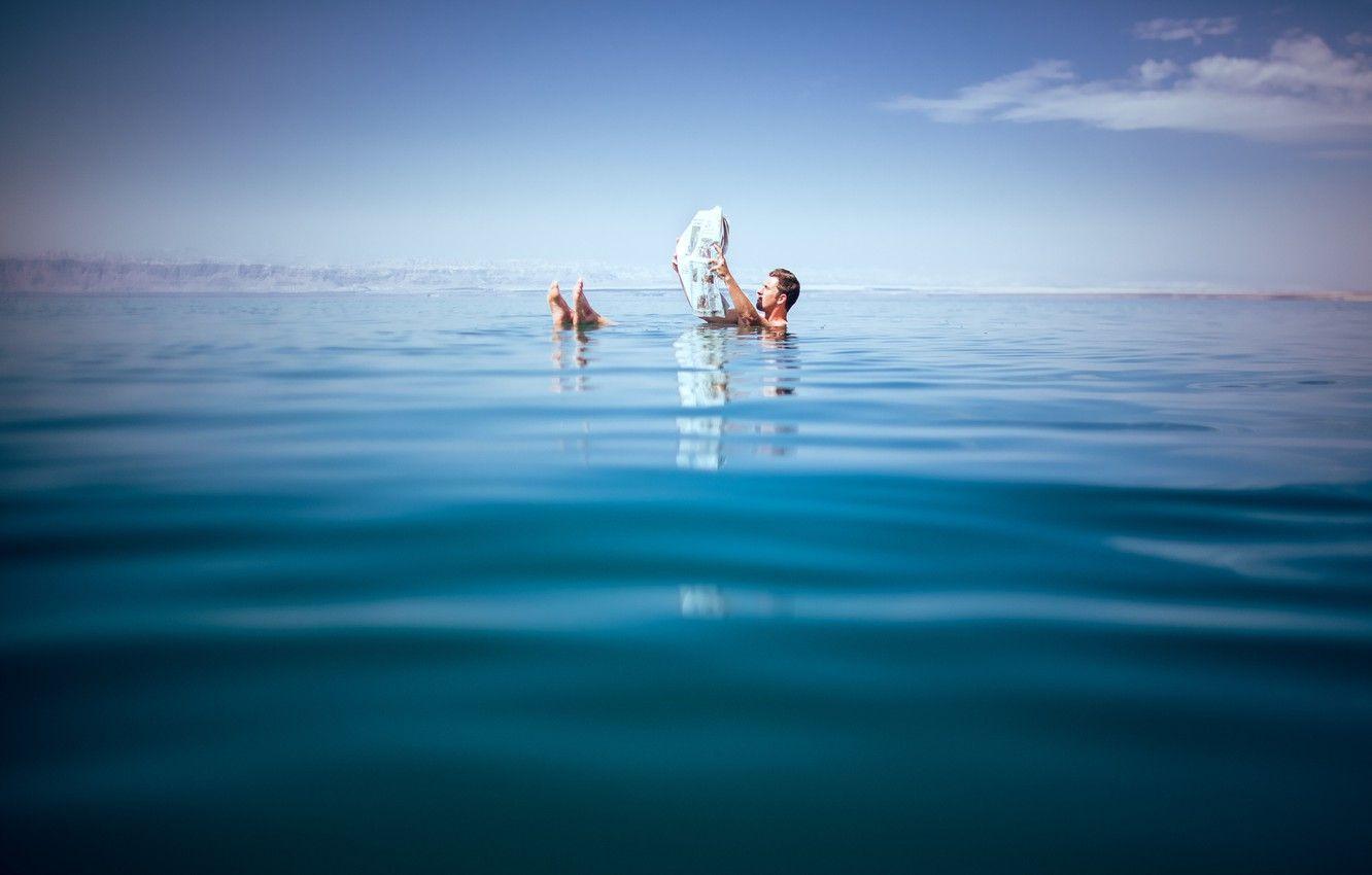 1332x850 Wallpaper wave, the sky, clouds, reflection, shore, mirror