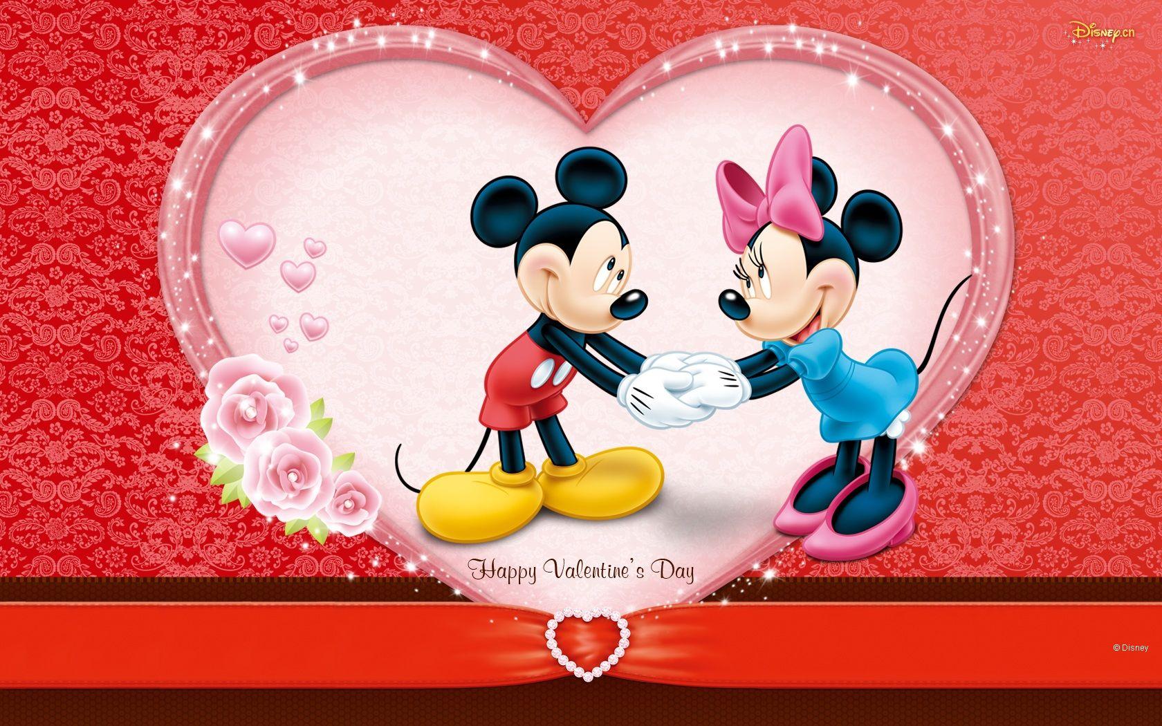 1680x1050 Free Disney Valentine Wallpaper