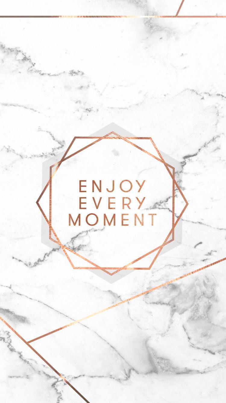 750x1334 Rose Gold Aesthetic Home Screen Cute Wallpaper