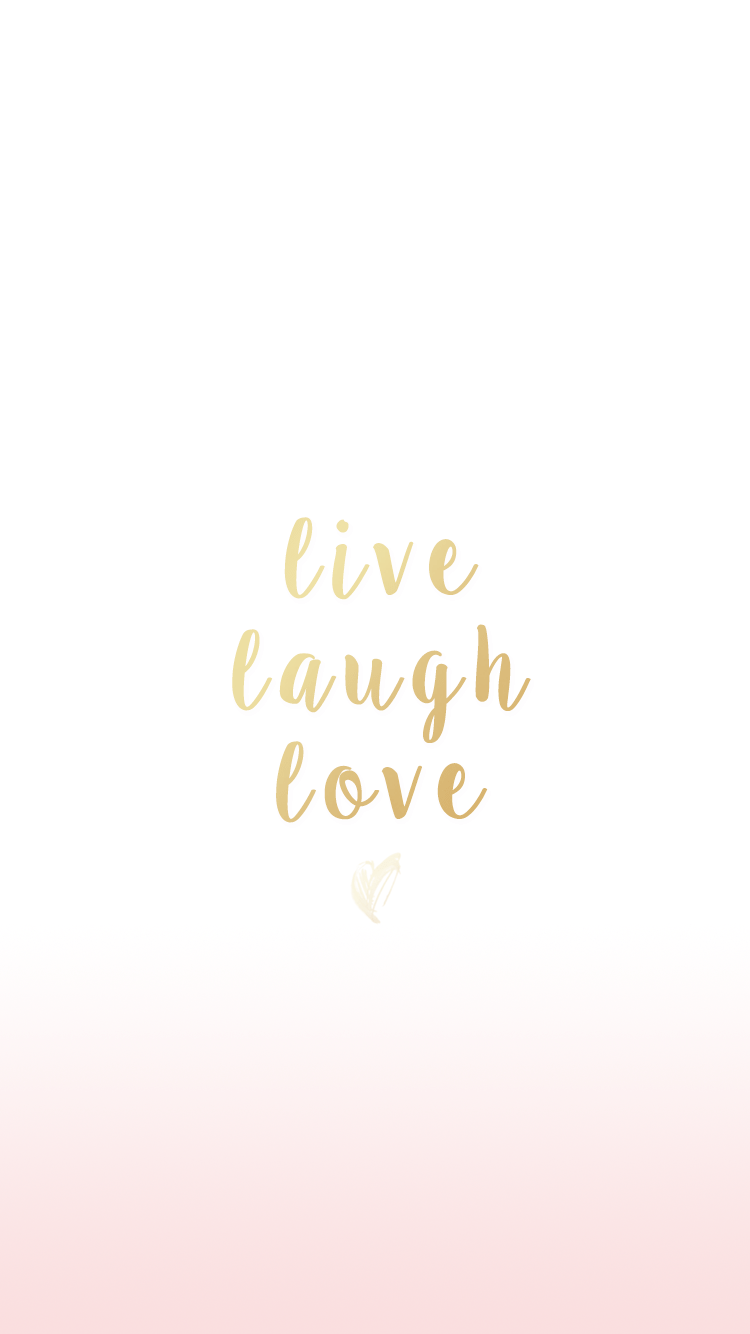 750x1334 Cute Rose Gold K Wallpaper
