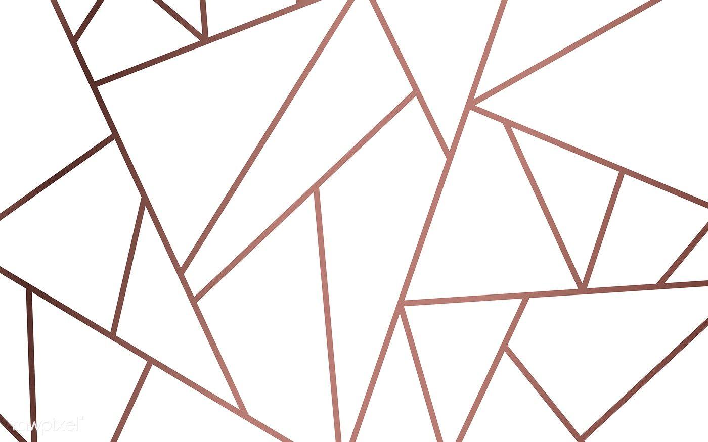 1400x875 Modern mosaic wallpaper in rose gold and white