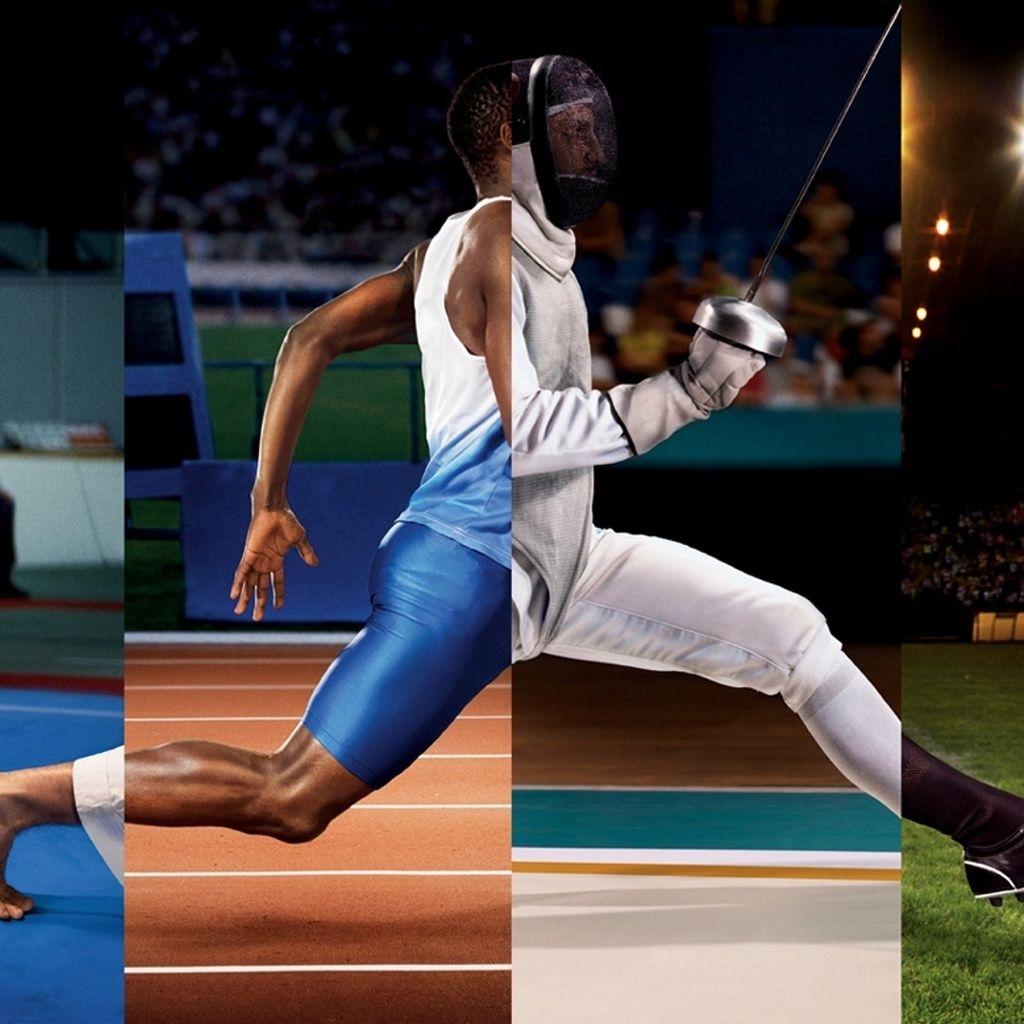 1024x1024 Download Wallpaper Sports collage (1024x1024). The Wallpaper, photo