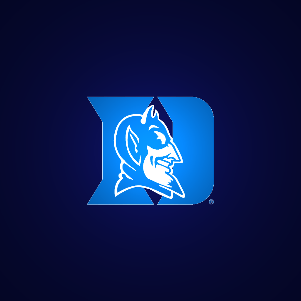 1024x1024 Duke with Blue Background Wallpaper