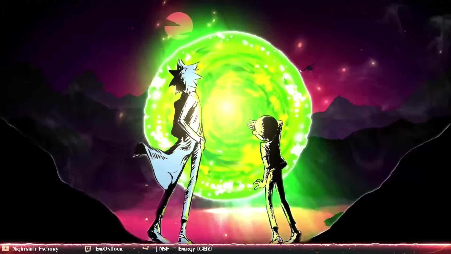 1920x1080 Wallpaper Engine Rick And Morty Fanproject Gif within