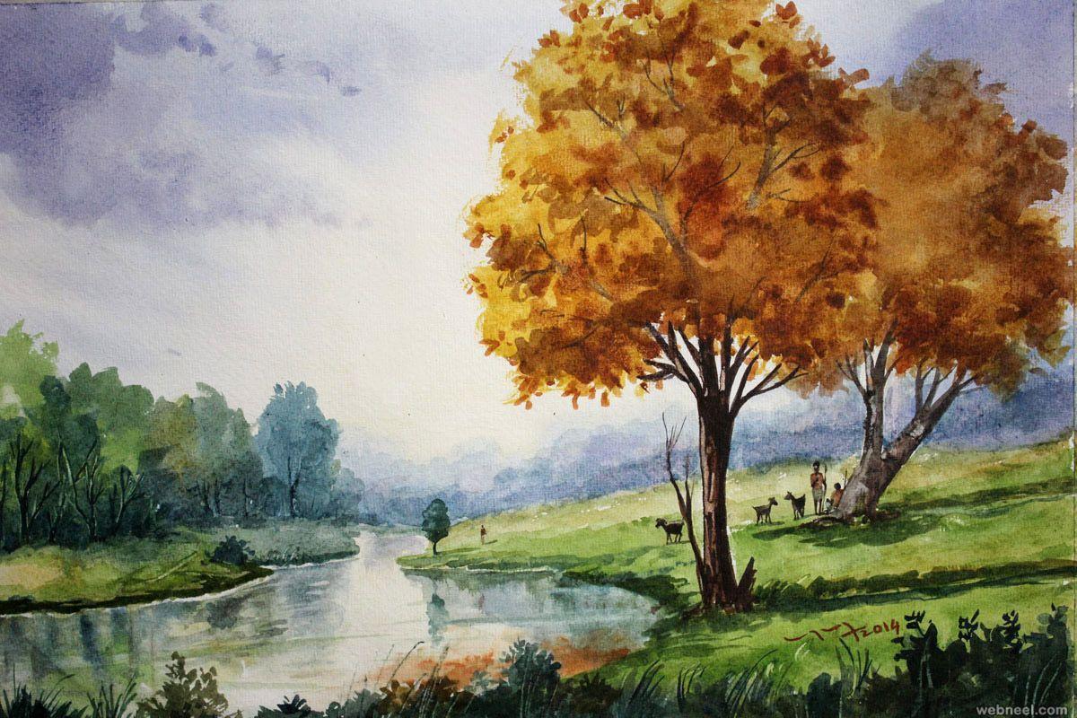 1200x800 Best Watercolor Paintings From Top artists around the world