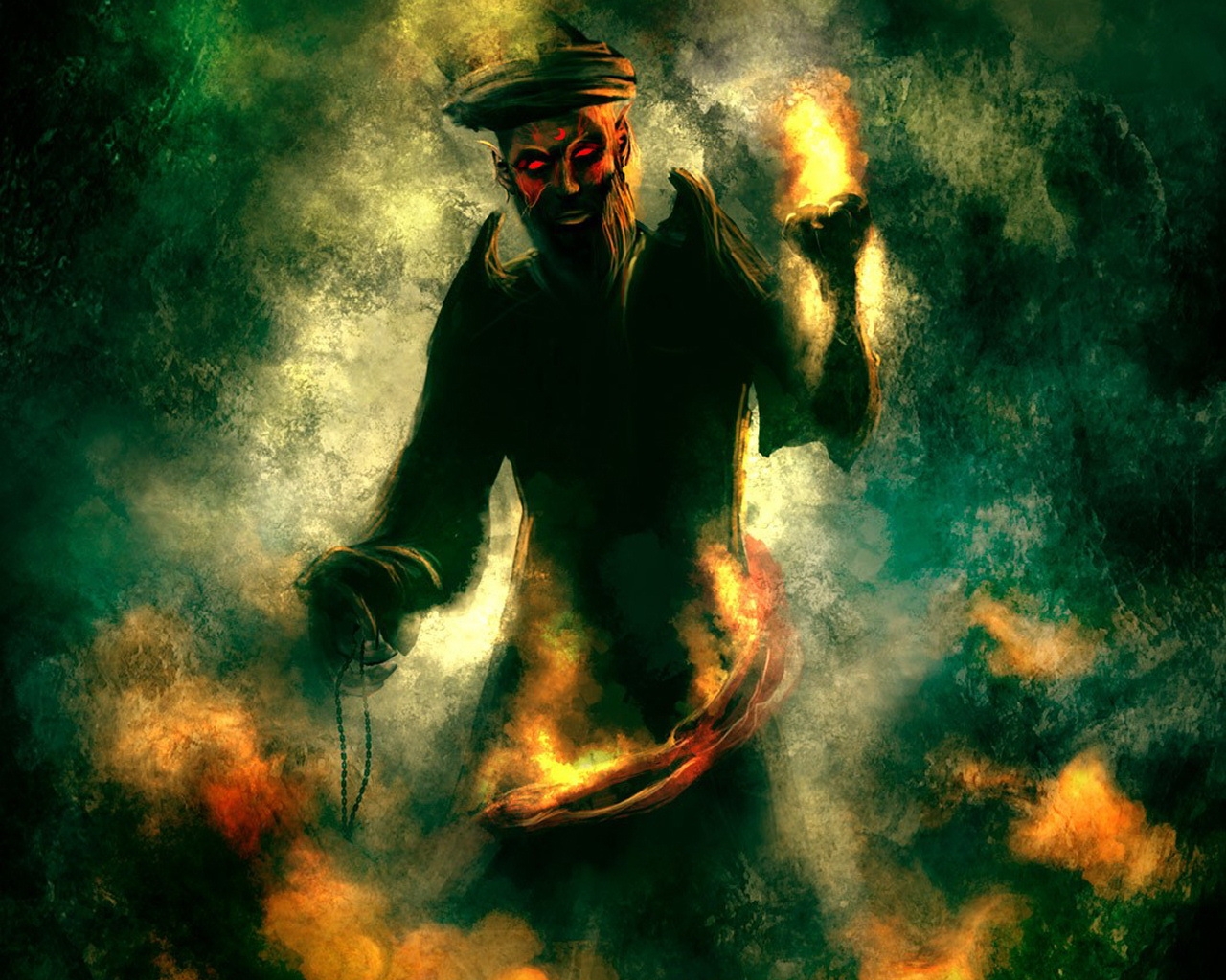 1280x1024 monster, fire, devil Wallpaper, HD Fantasy 4K Wallpaper, Image and Background