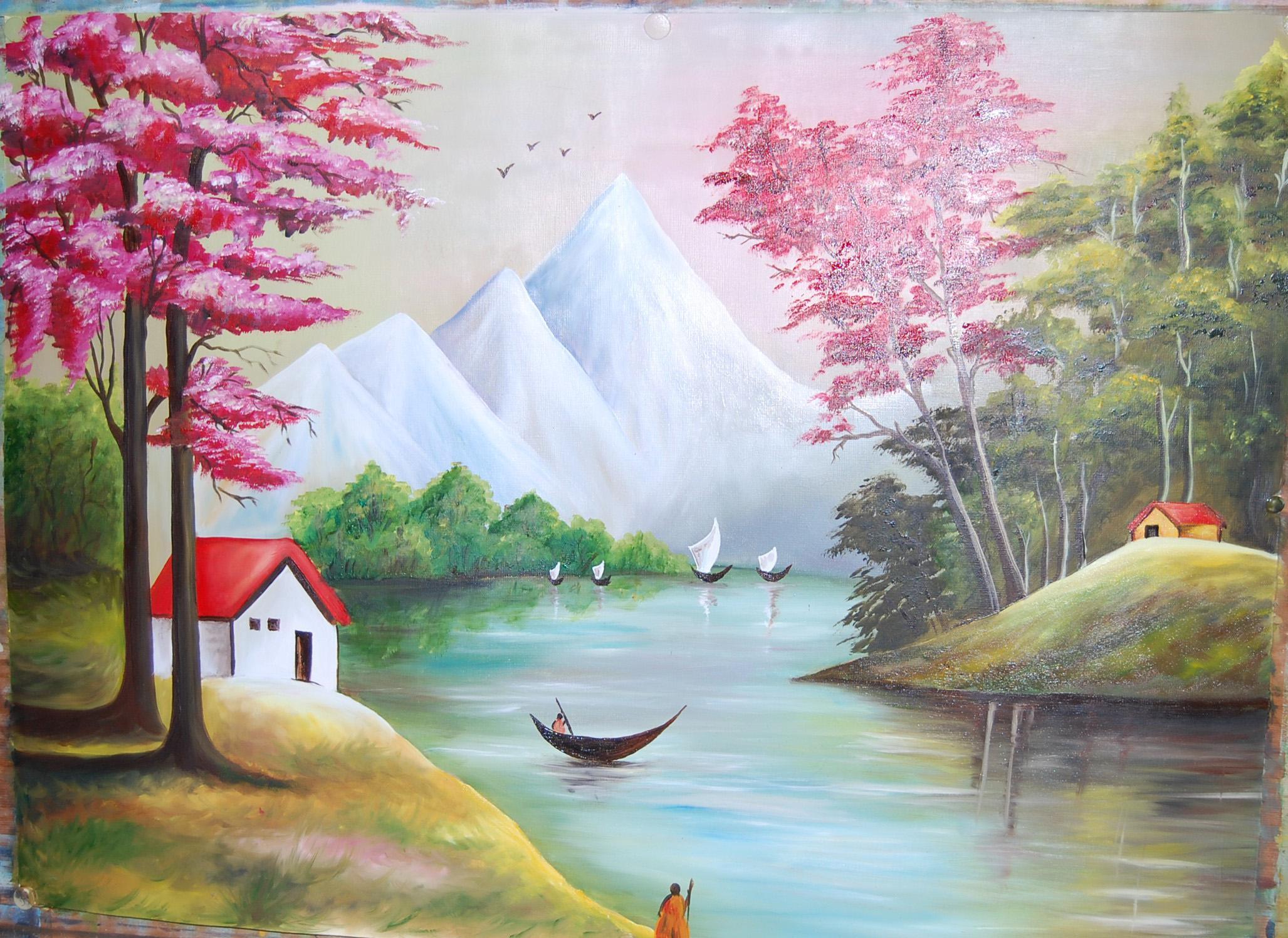Watercolor Landscape Wallpapers - Top Free Watercolor Landscape