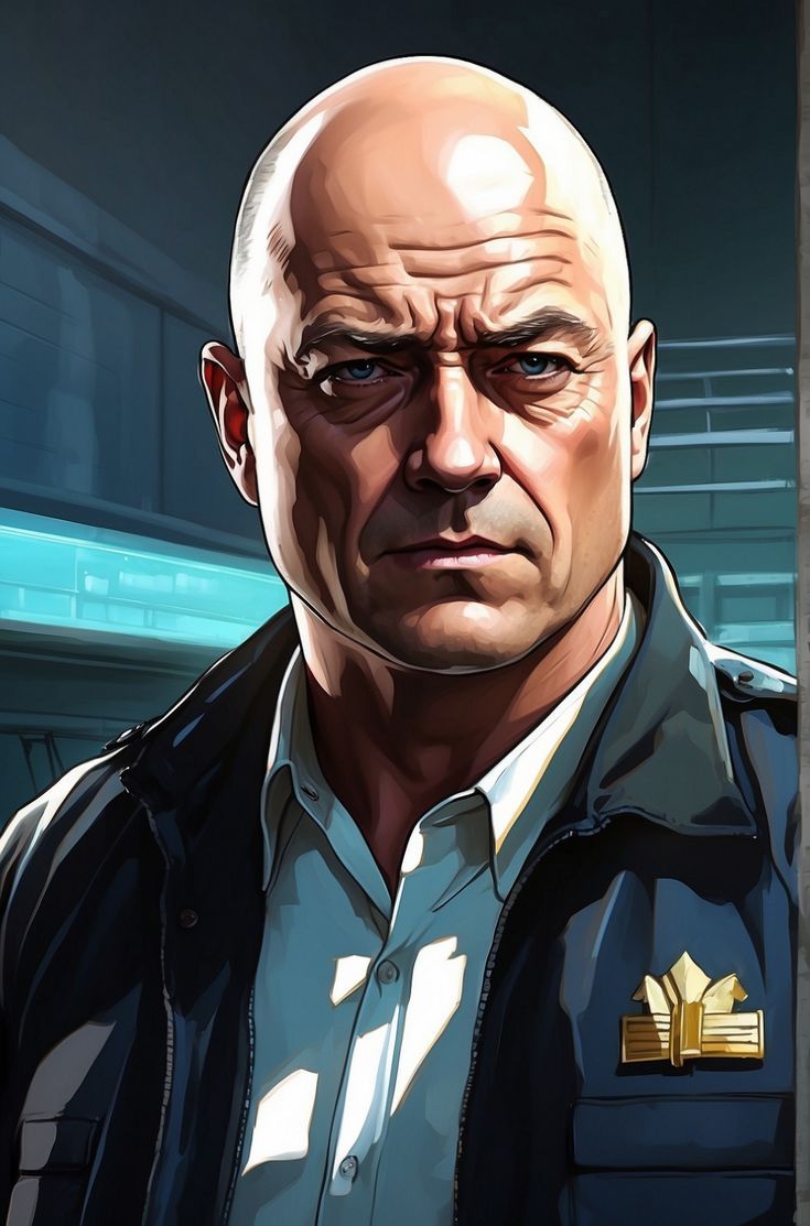 735x1113 Hank Schrader 4K Wallpaper