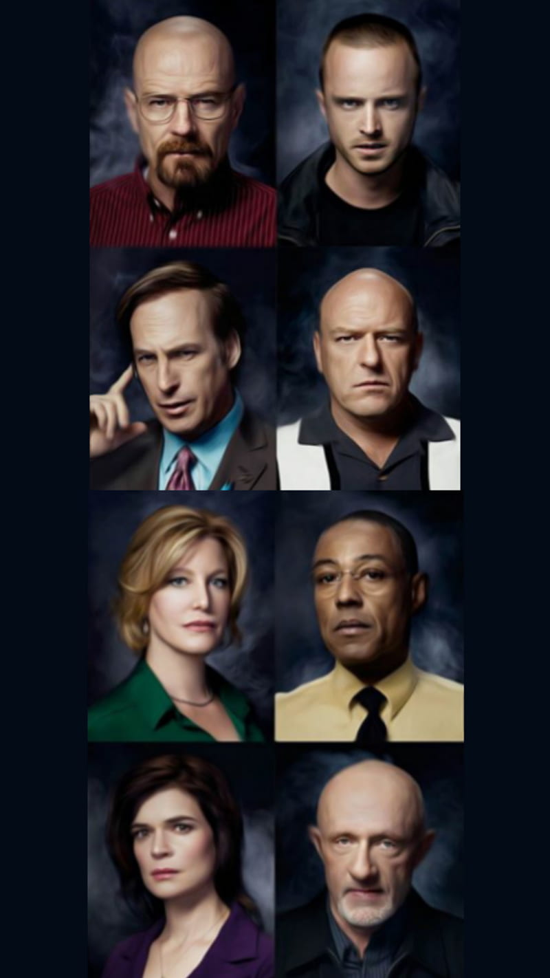 800x1422 Breaking bad, fring, gus, hank, jesse, mike, pinkman, saul, skyler, walter, white, HD phone wallpaper