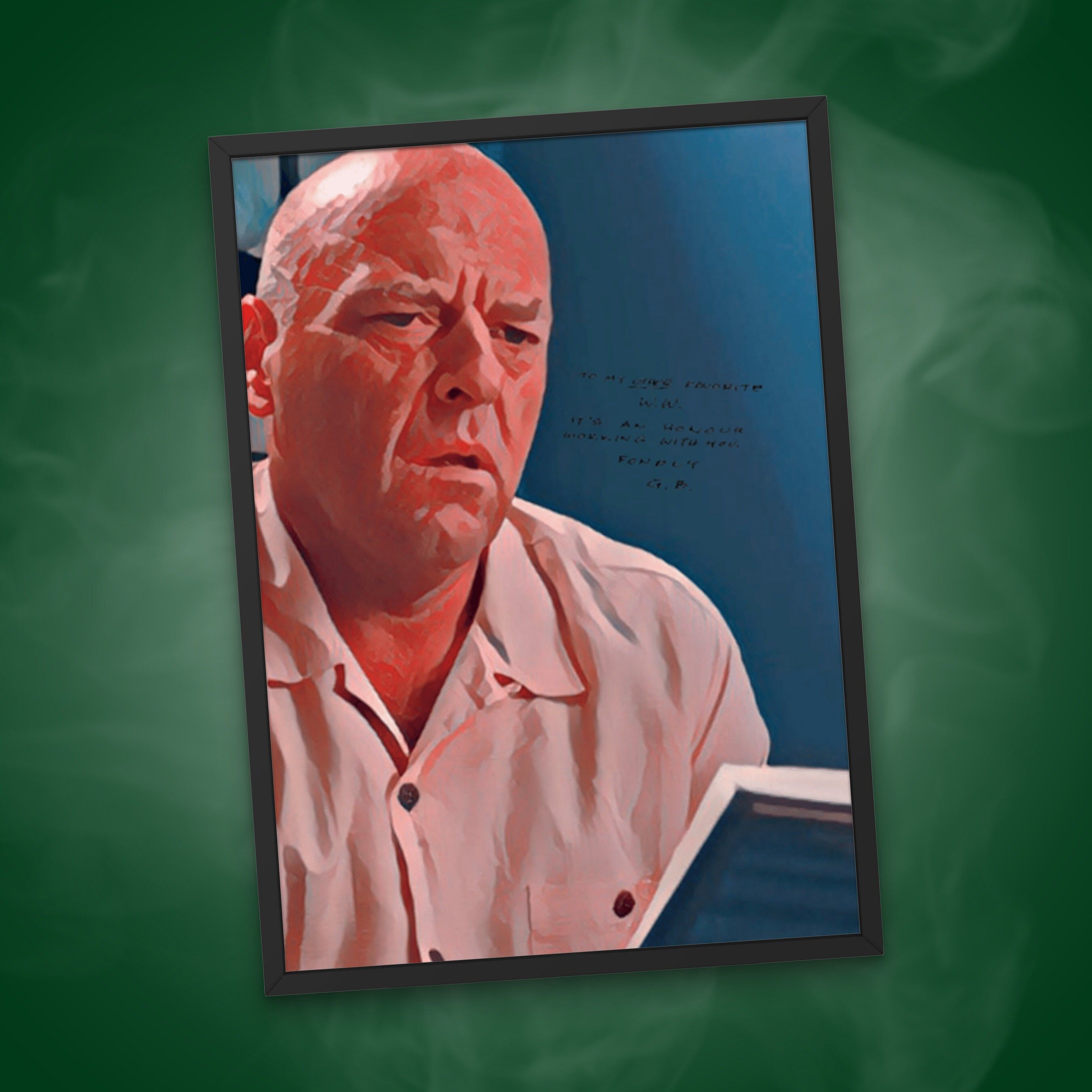 2700x2700 Breaking Bad Hank Schrader Poster: Toilet Scene Film Art Design / Wall Decor