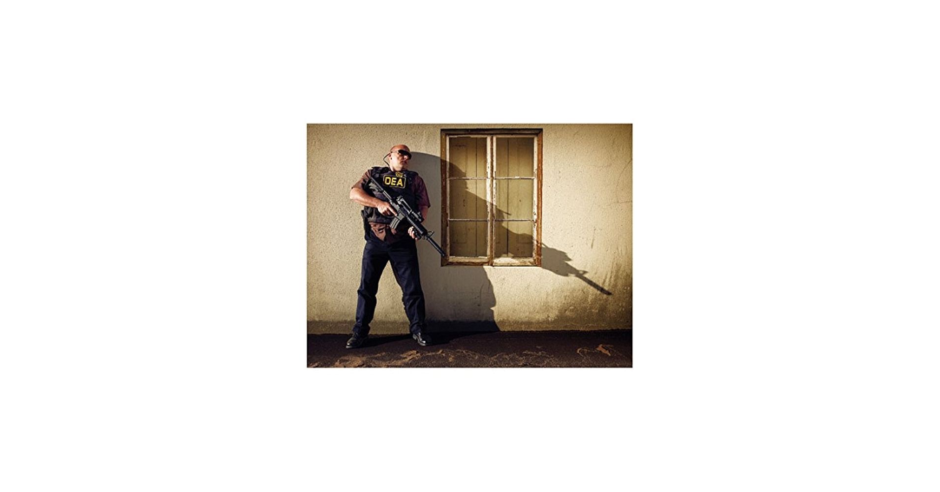 1910x1000 Hank Schrader in DEA Gear with Gun by Window Photograph / Photo Bad at Amazon's Entertainment Collectibles Store