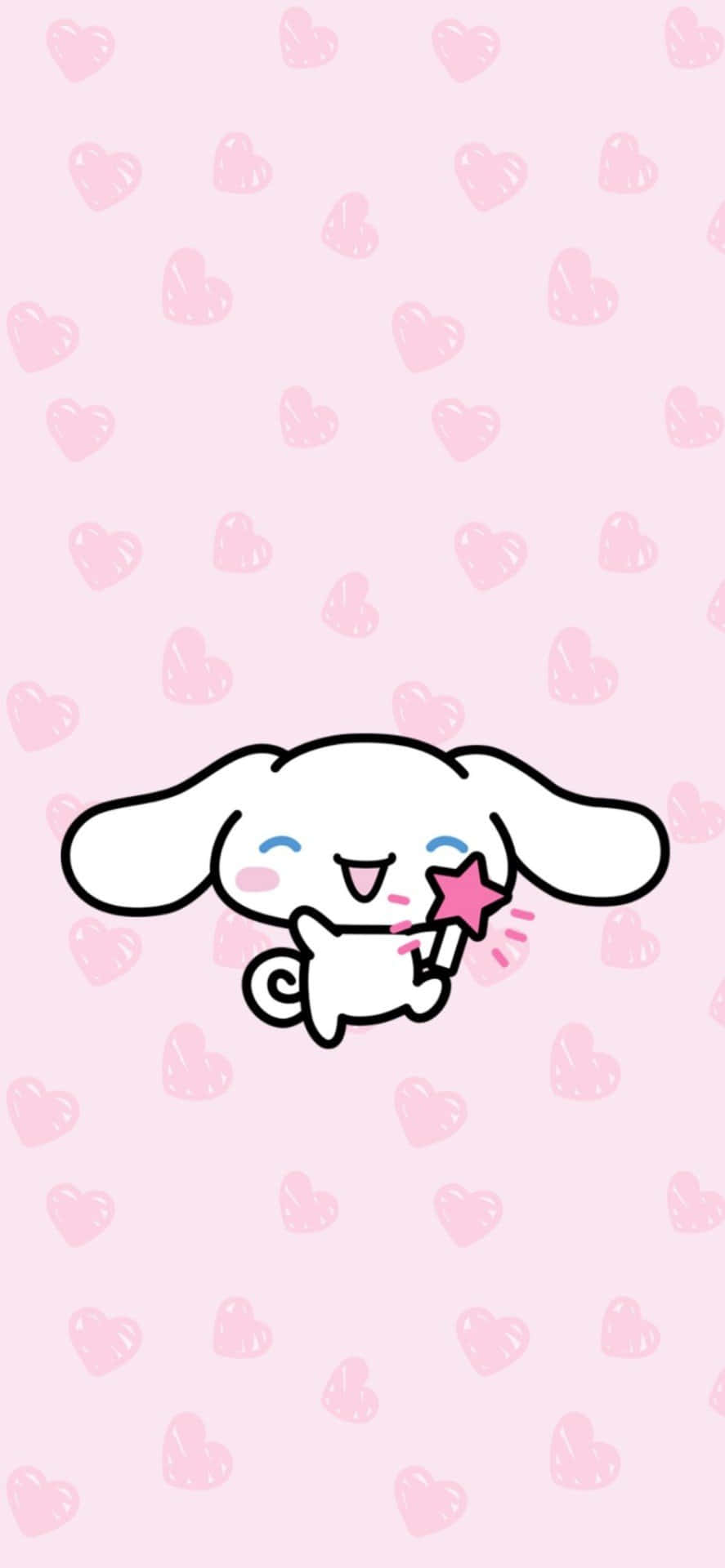 887x1920 Cinnamoroll Pink Wallpaper