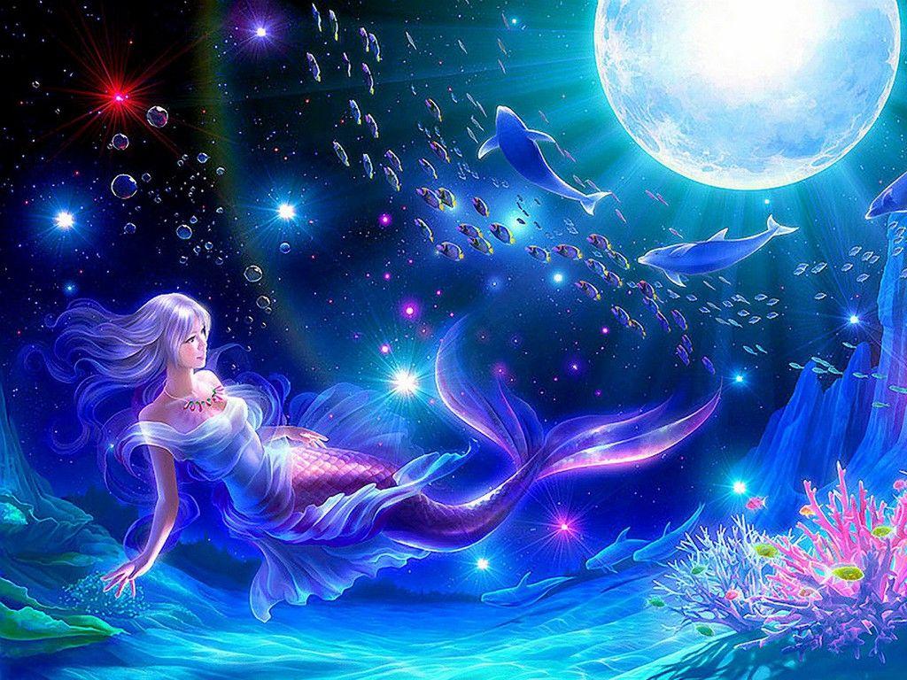 1024x768 Free download Mermaid Fairy Background Wallpaper Fairy Background