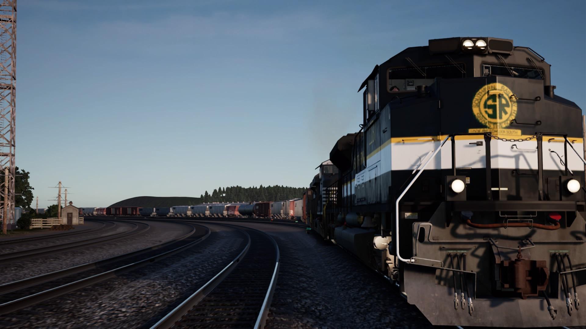 1920x1080 Got this beautiful screenshot earlier this week. If your curious the locomotive leading is my fictional Southern Heritage Sd70ACe for Norfolk Southern