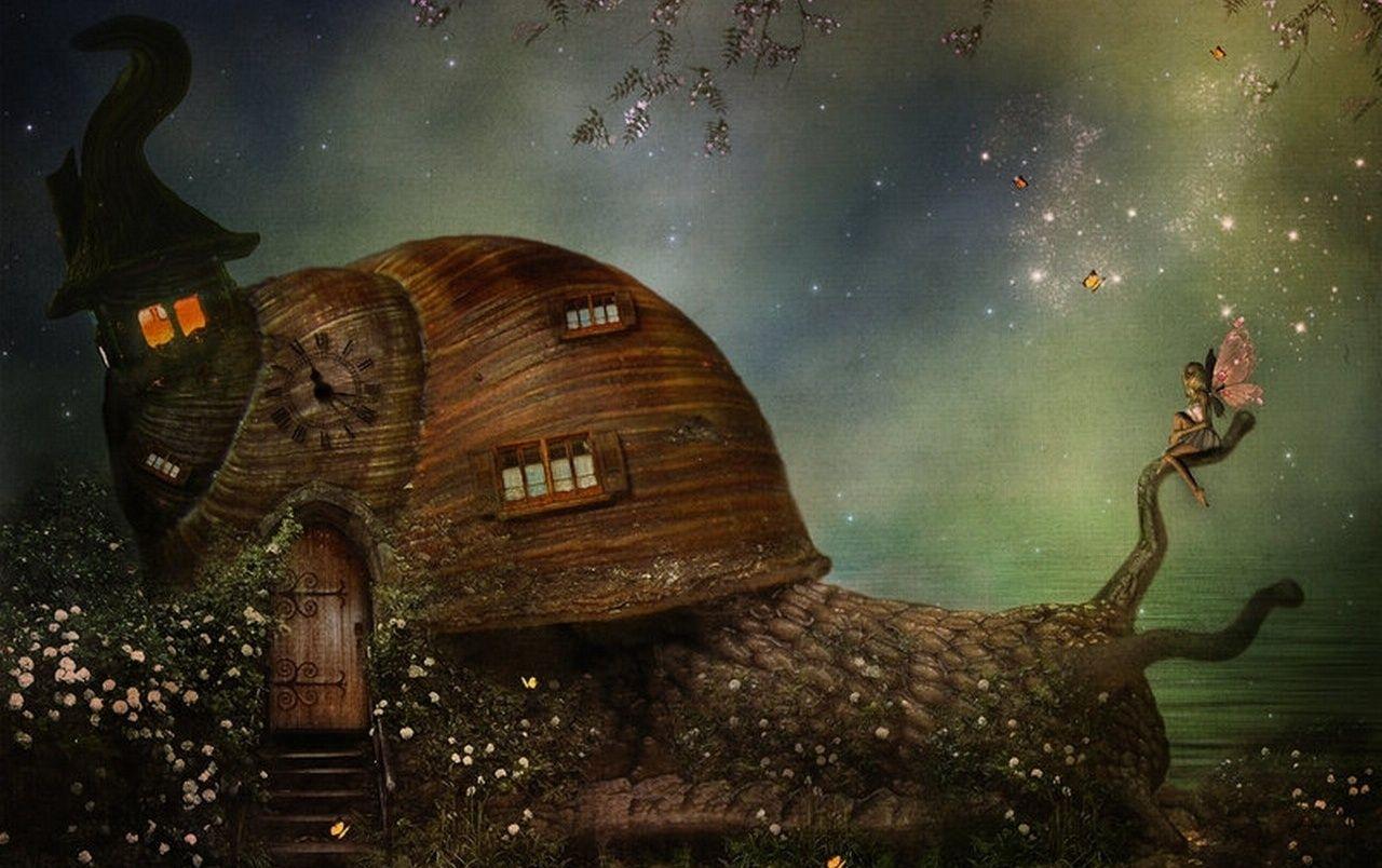 1280x804 Snail House & Fairy wallpaper. Snail House & Fairy