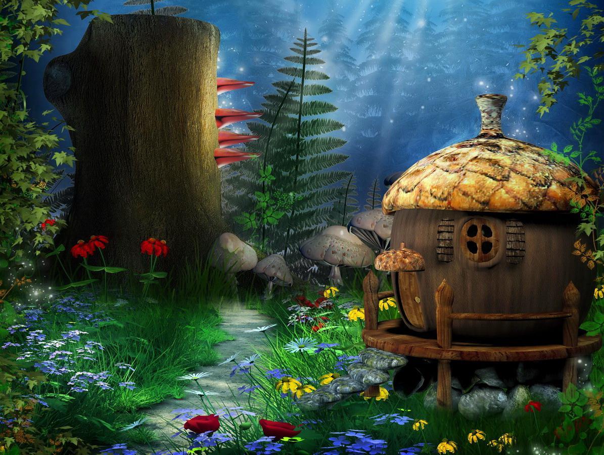 Fairy House Wallpapers Top Free Fairy House Backgrounds WallpaperAccess