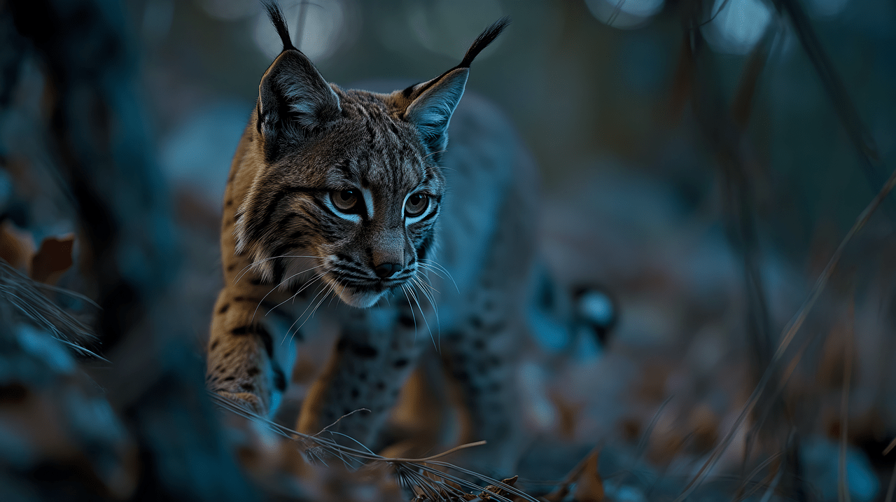 1280x717 Download Ai Generated Iberian Lynx Lynx. Royalty Free Stock Illustration Image