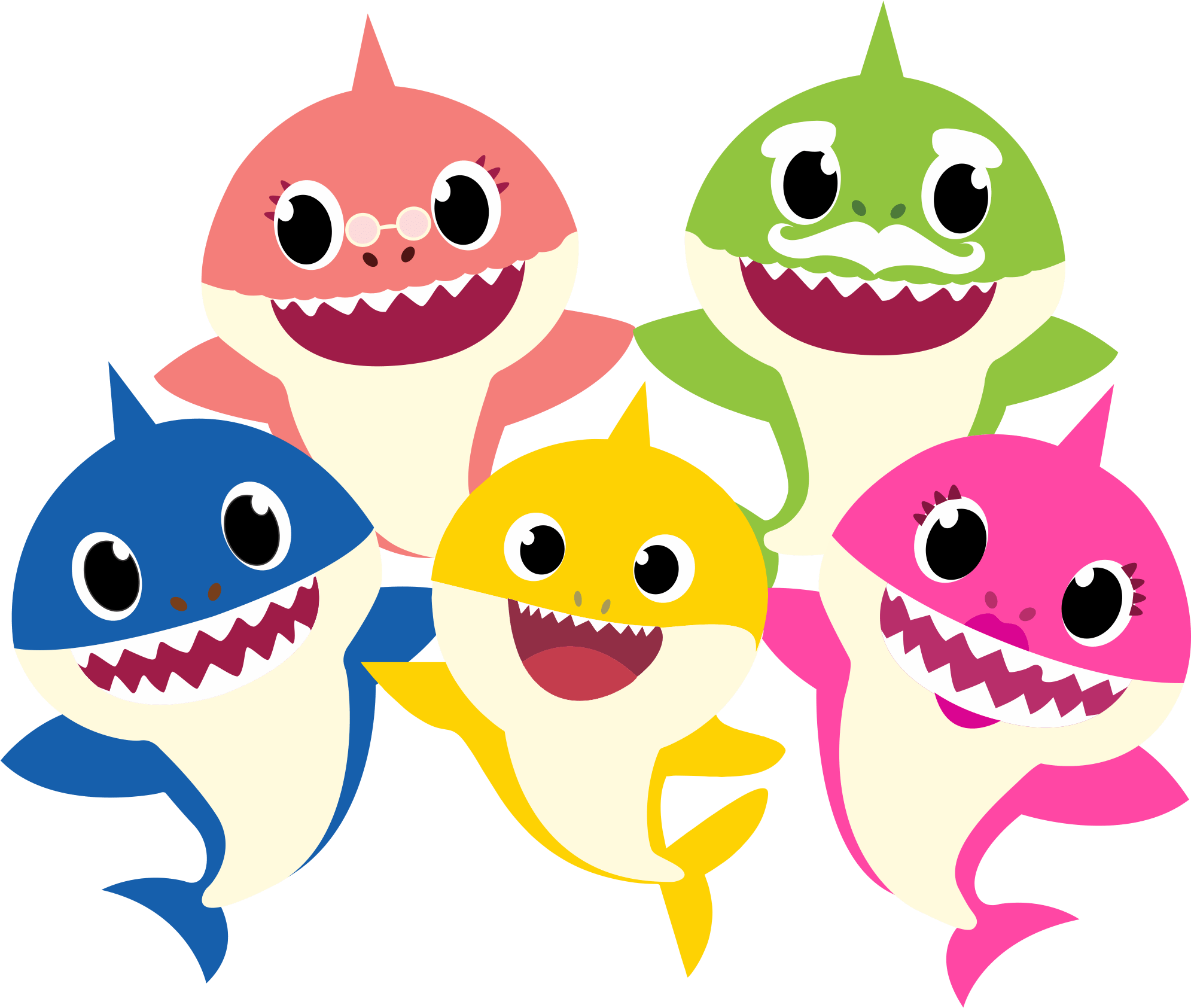 Free Free 103 Shark Family Baby Shark Birthday Svg SVG PNG EPS DXF File