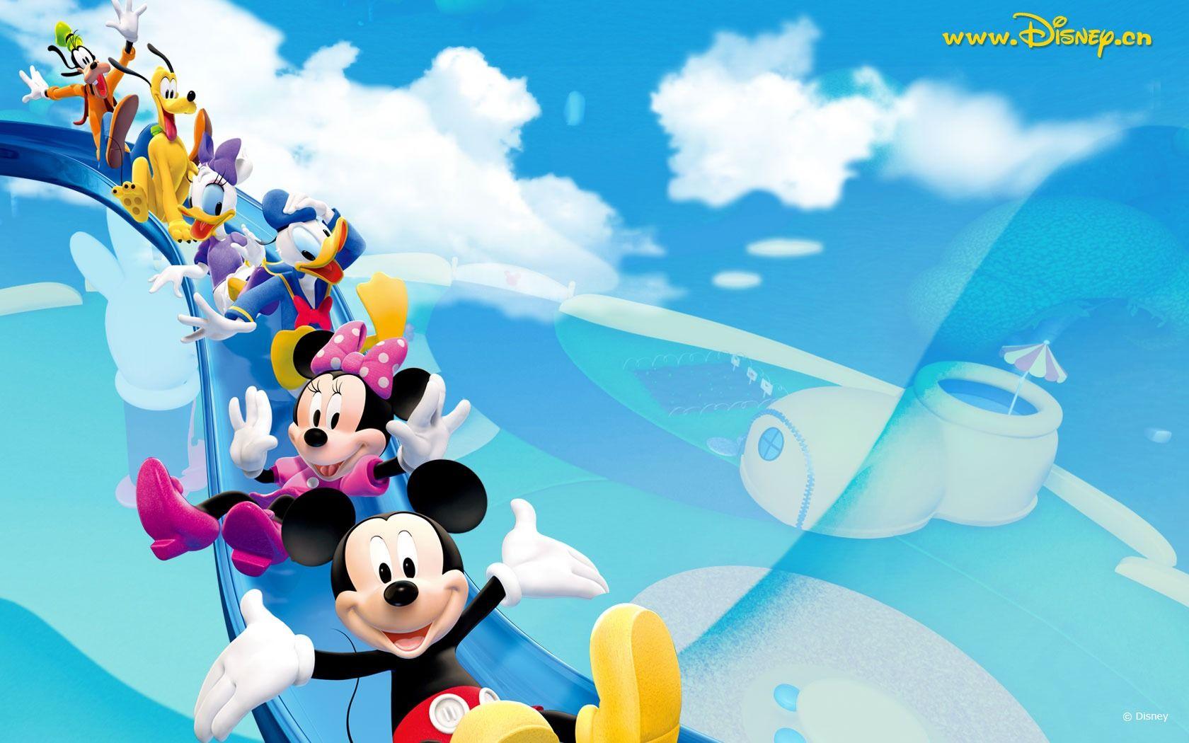 1680x1050 Mickey Mouse Background Wallpaper