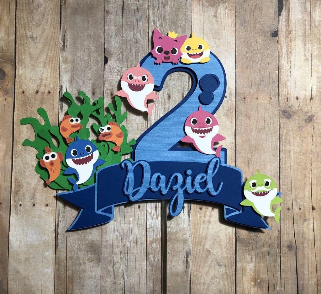 1024x937 Amazon Baby Shark Cake Decorations Cake Boutique