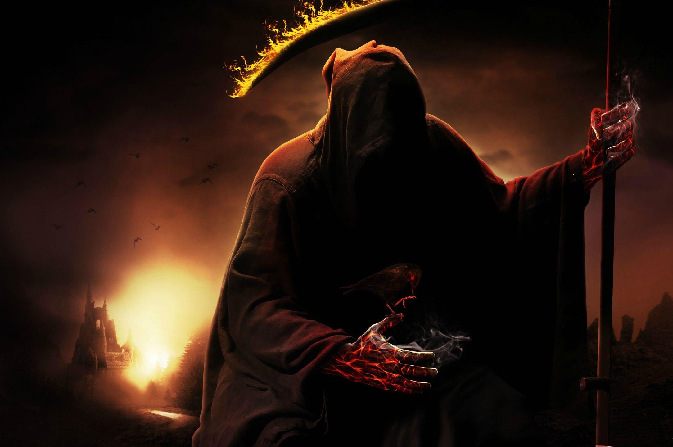 2168x1440 Grim Reaper Wallpaper