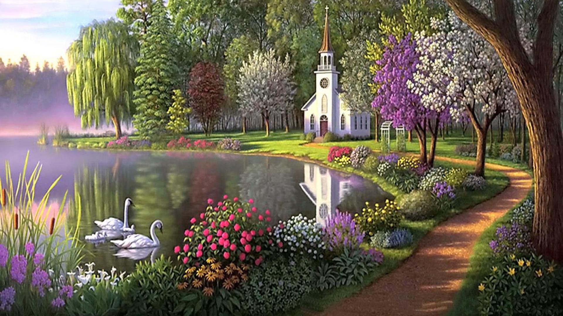 1920x1080 Secret Garden Wallpaper