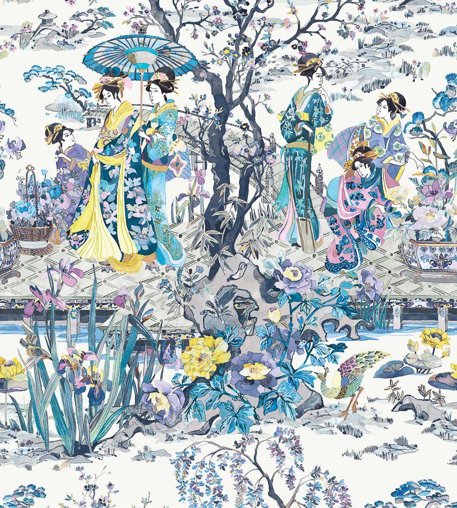 900x1000 Osborne & Little Garden Wallpaper