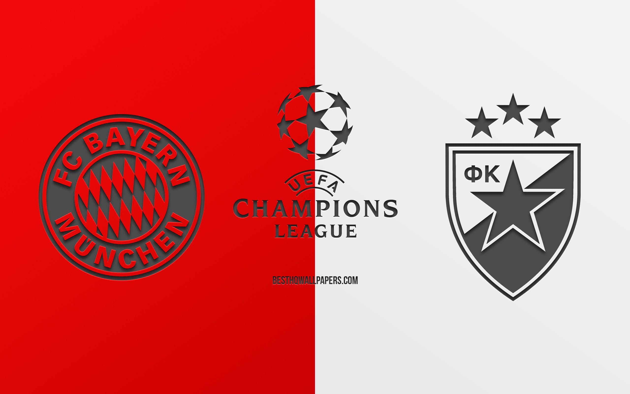 2560x1600 Download wallpaper Bayern Munich vs Crvena Zvezda, football match