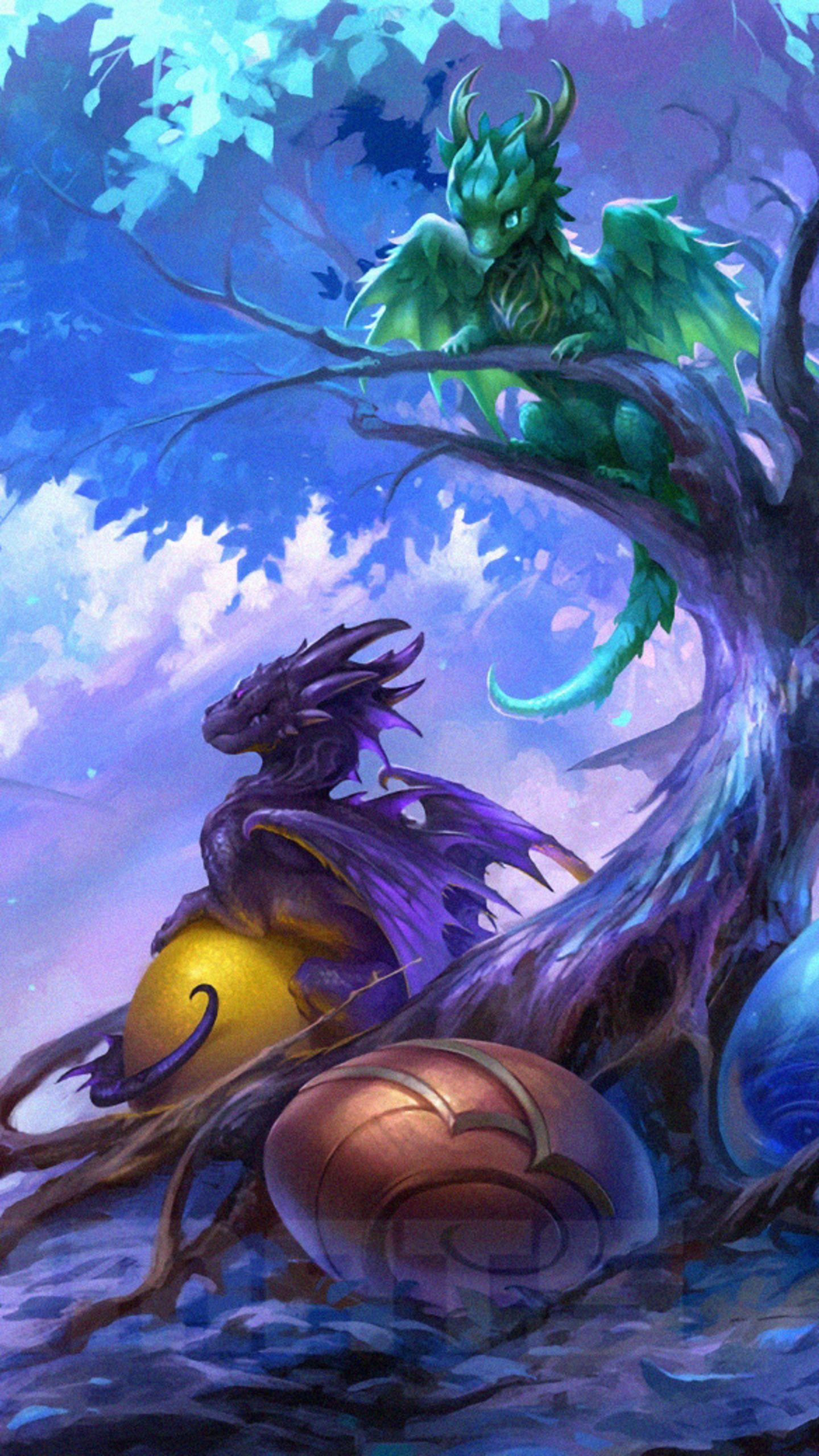 1440x2560 Baby Dragons Samsung Galaxy S S7 , Google Pixel XL