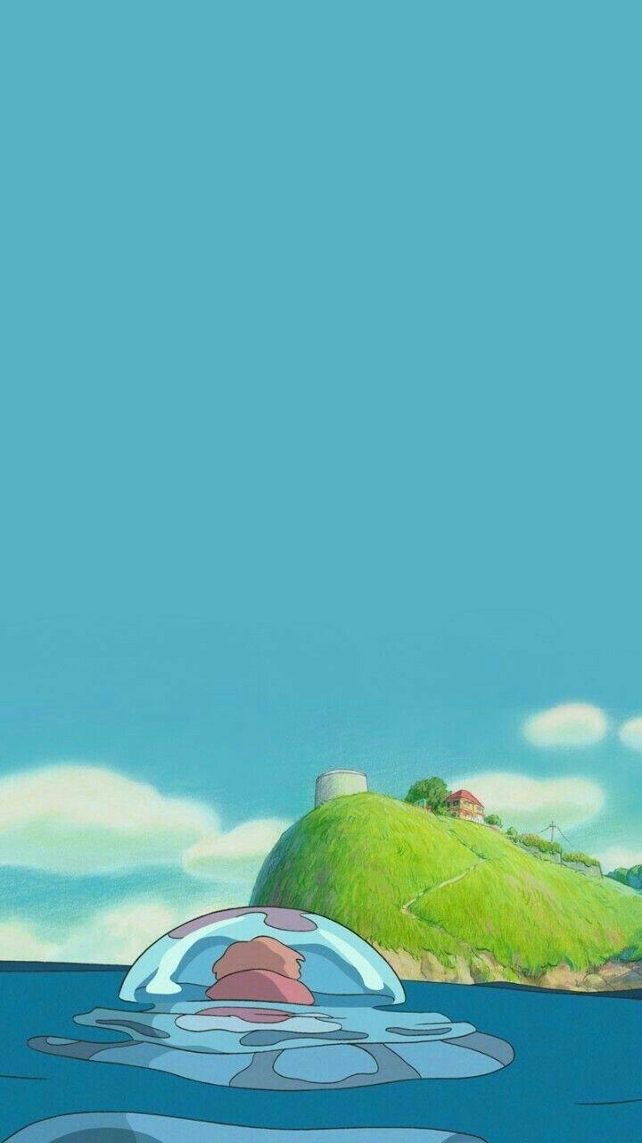 Ponyo on the Cliff bởi the Sea hình nền  Studio Ghibli hình nền 43722532   fanpop