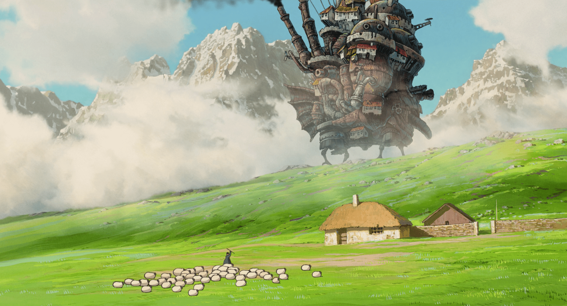 1920x1038 Hayao Miyazaki, Studio Ghibli, Anime, Howls Moving Castle
