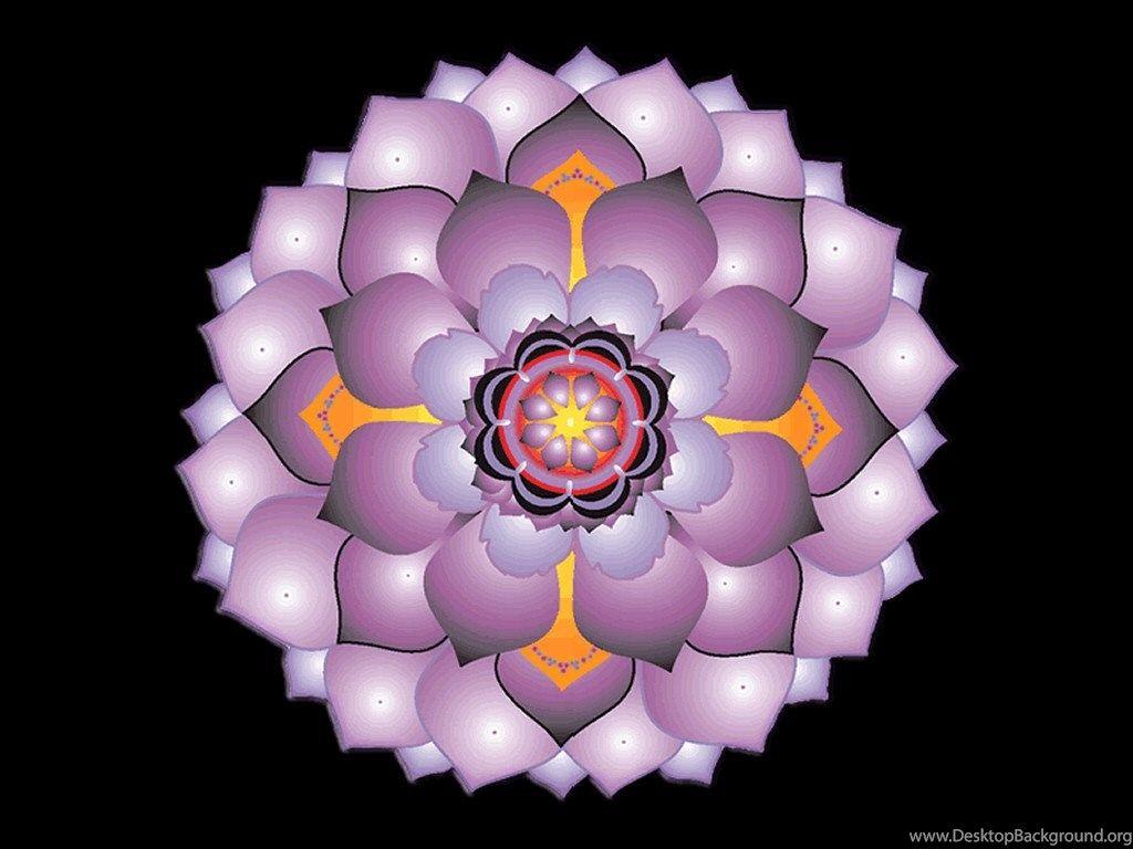 1024x768 Wallpaper Spiritual Nature Buddhist Circle Design Hindu Mandala