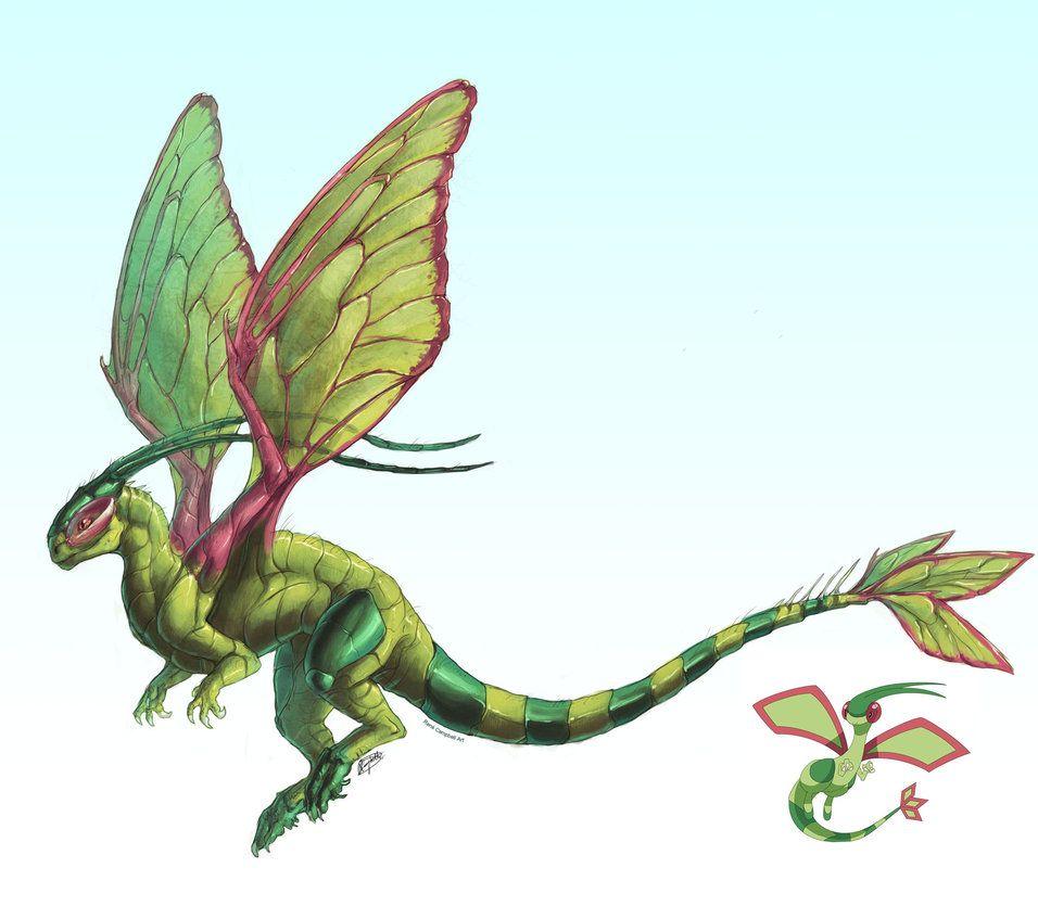 956x835 Realistic Pokemon: Flygon