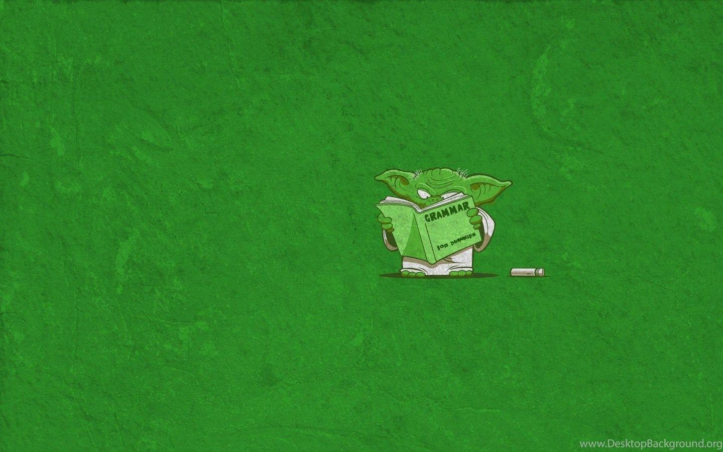 1440x900 Green, Star Wars, Minimalistic, Funny, Yoda wallpaper Desktop