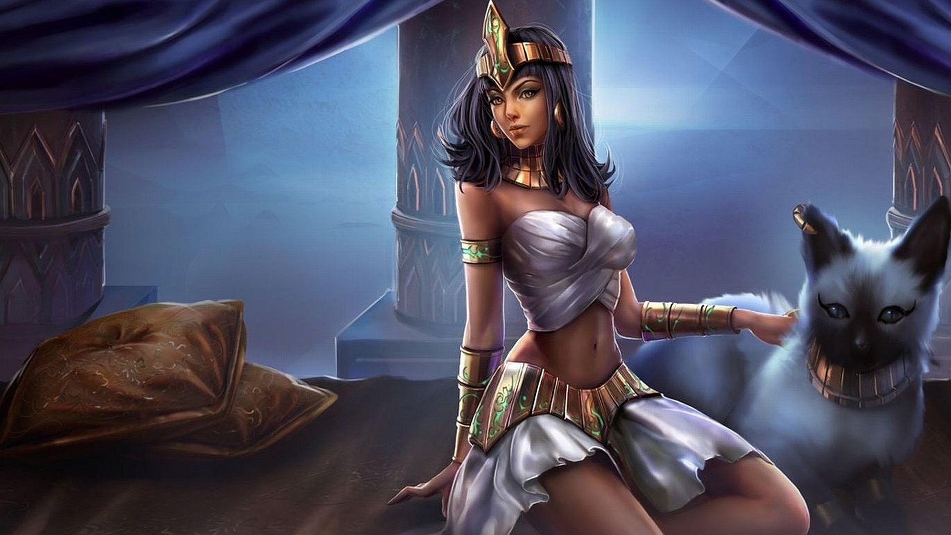1920x1080 Egyptian Princess Wallpaper