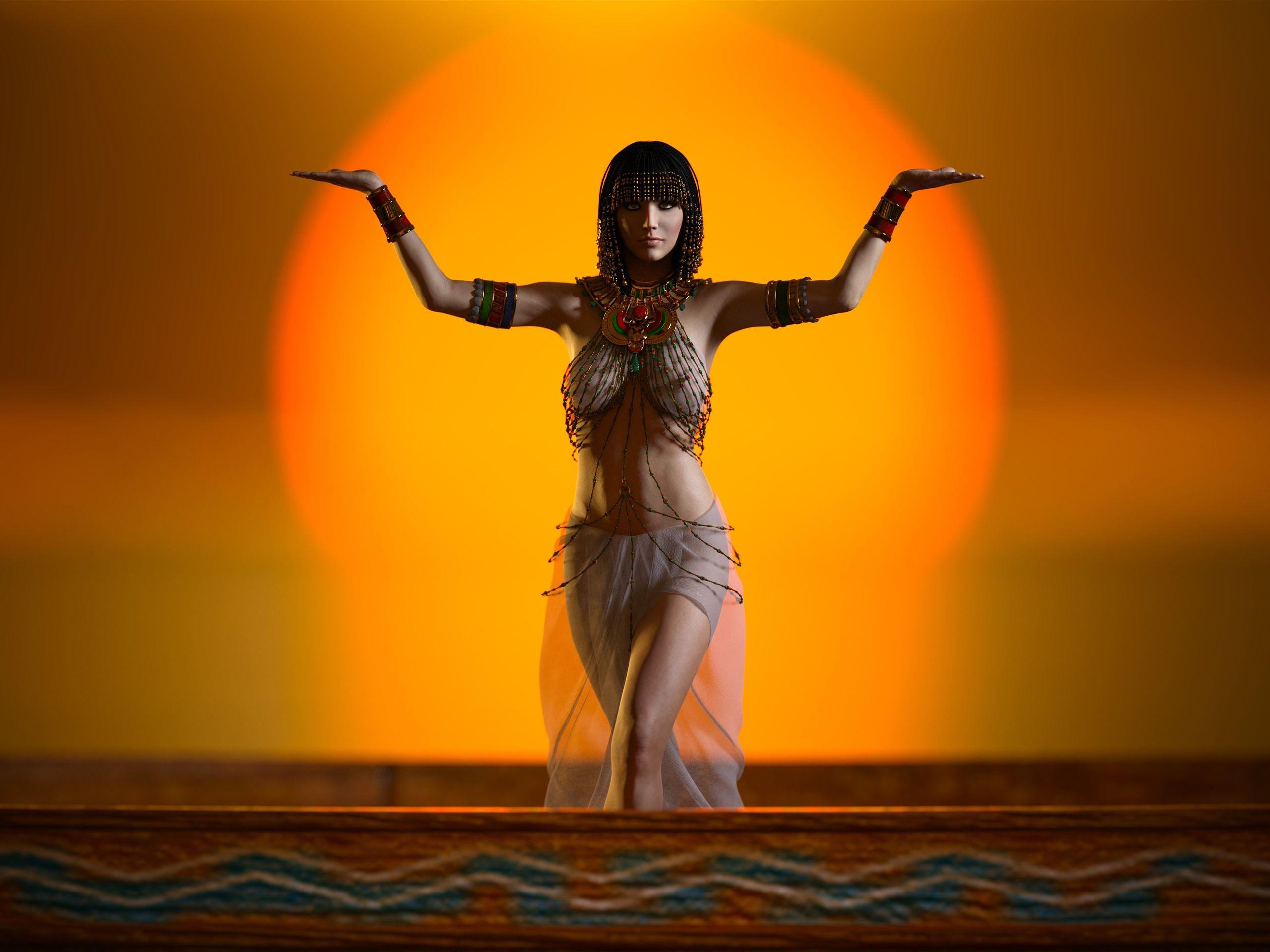 2560x1920 Egypt Girl, Pose, Decoration 1242x2688 IPhone 11 Pro XS Max