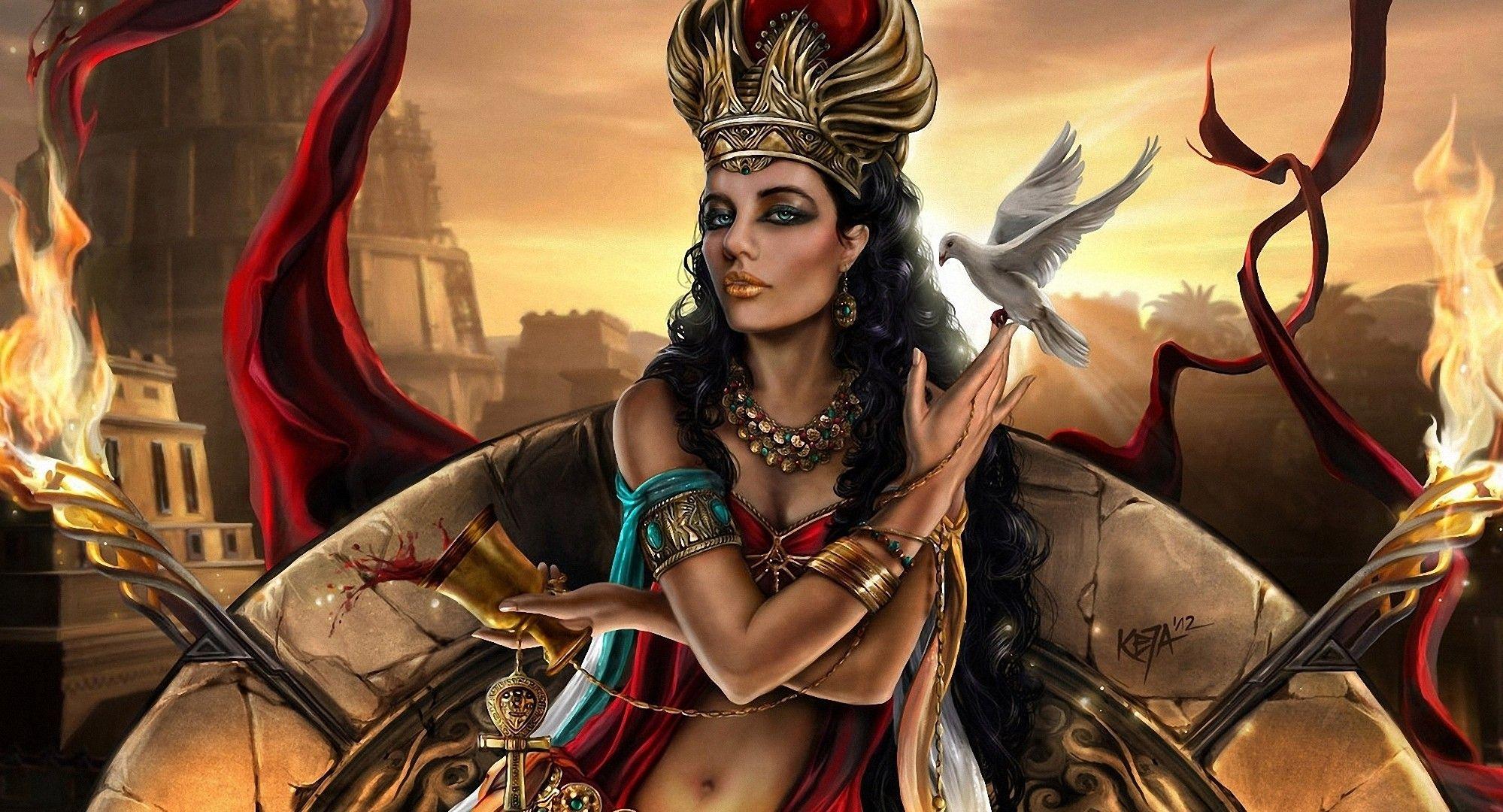1999x1080 Egyptian Goddess