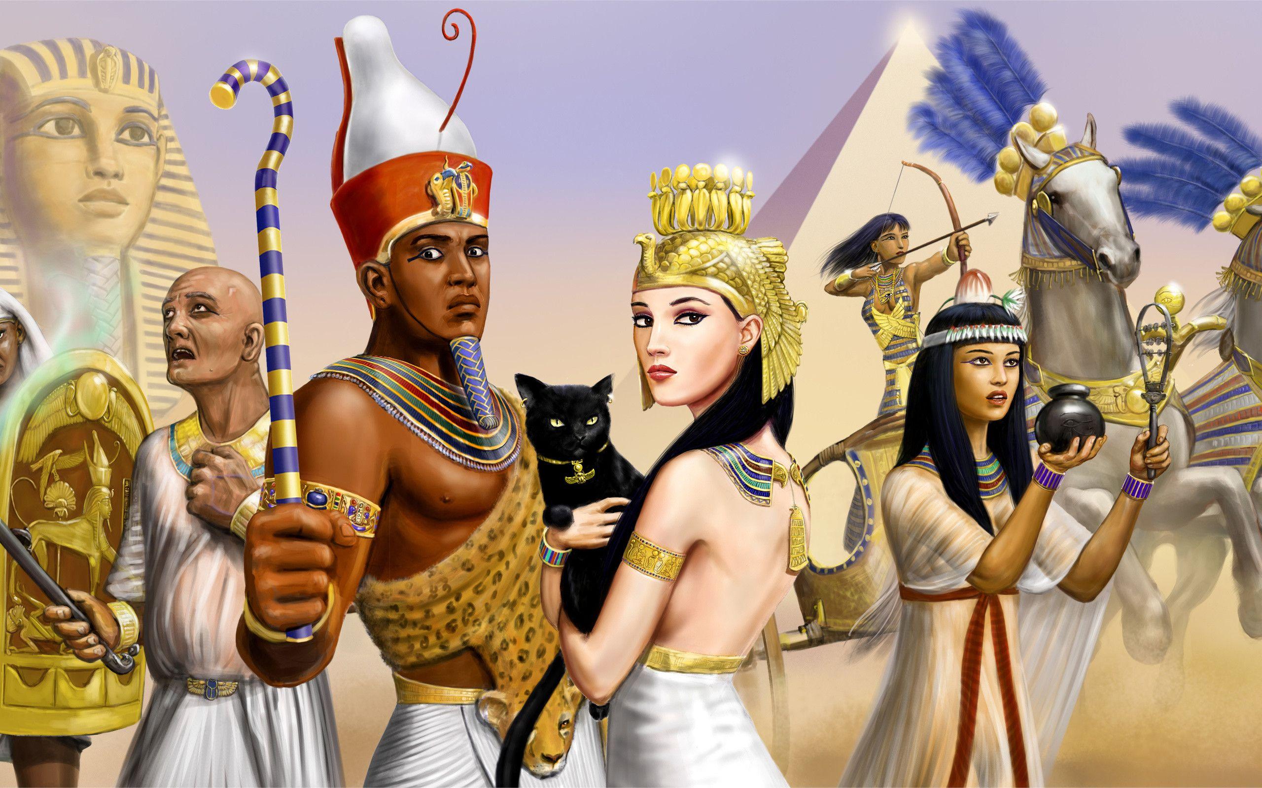 2560x1600 Egyptian Pharaoh Wallpaper