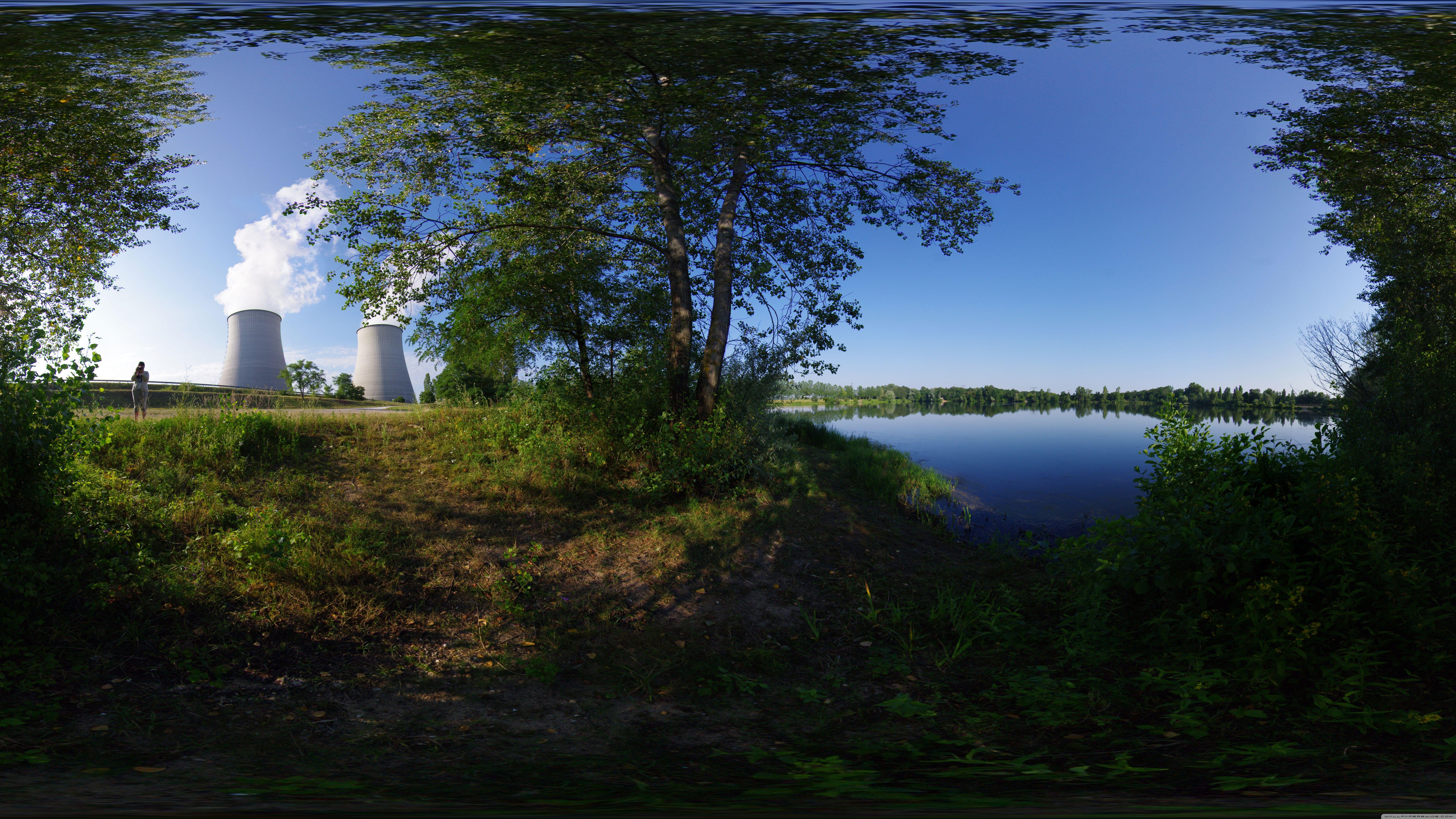 7680x4320 Nuclear Power Station Ultra HD Desktop Background Wallpaper for 4K