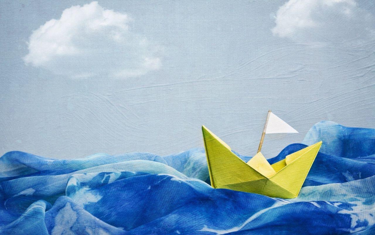 1280x804 Paper Boat wallpaper. Paper Boat