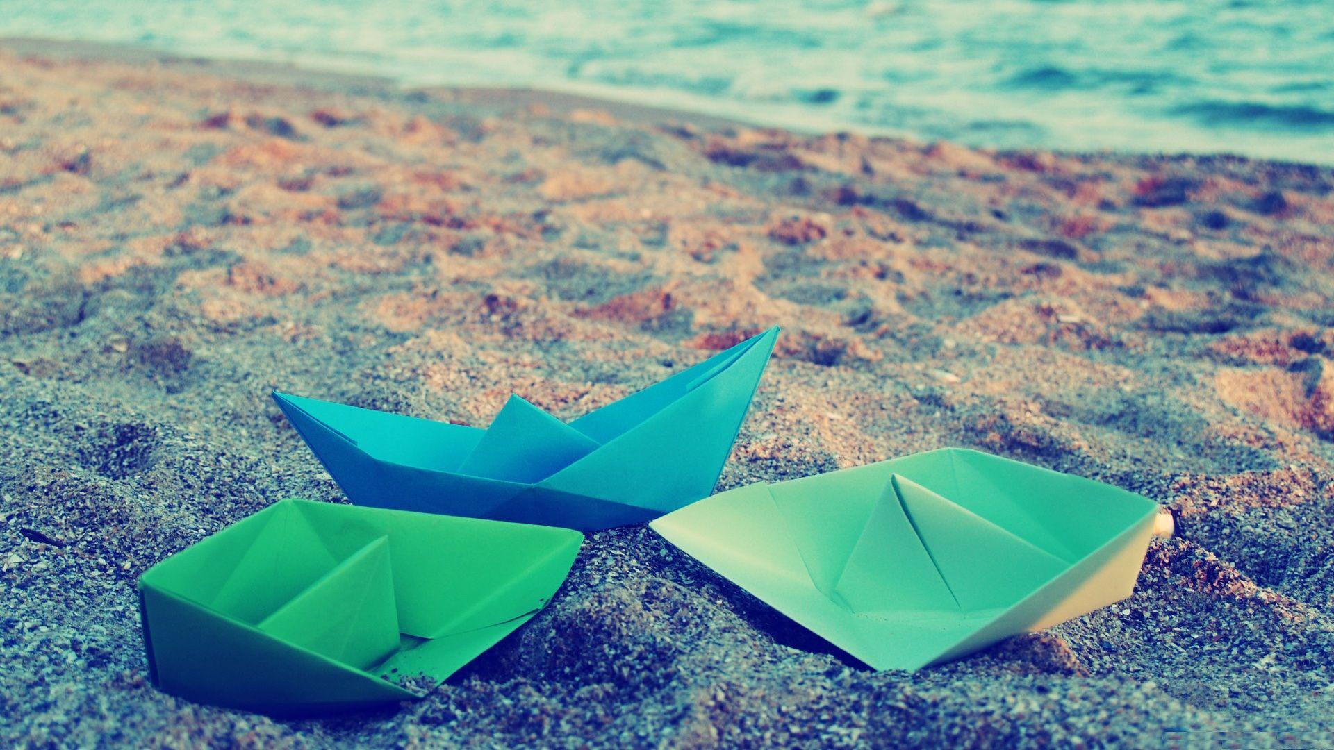 1920x1080 Paper Boat Image, Wonderful Paper Boat Wallpaper