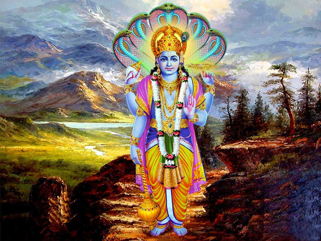 1024x768 Lord Vishnu image, wallpaper, photo & pics, download Lord