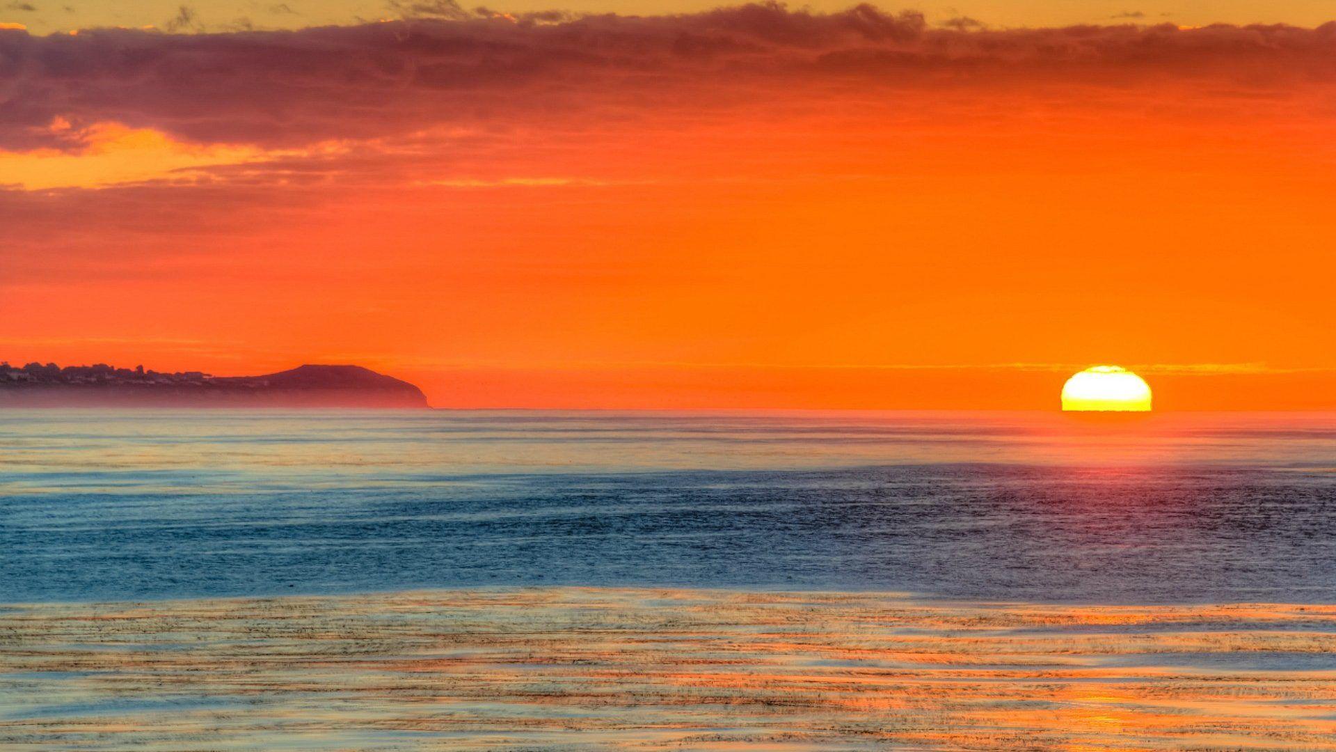 1920x1080 Pacific Tag wallpaper: Beach Bay Bellingham Puget Sound Gray