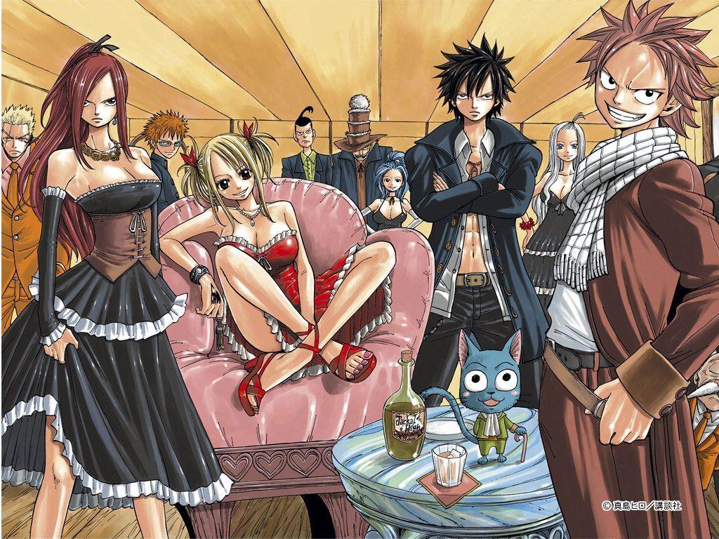 1024x768 fairy tail couples. Anime Manga Wallpaper: FairyTail Animated
