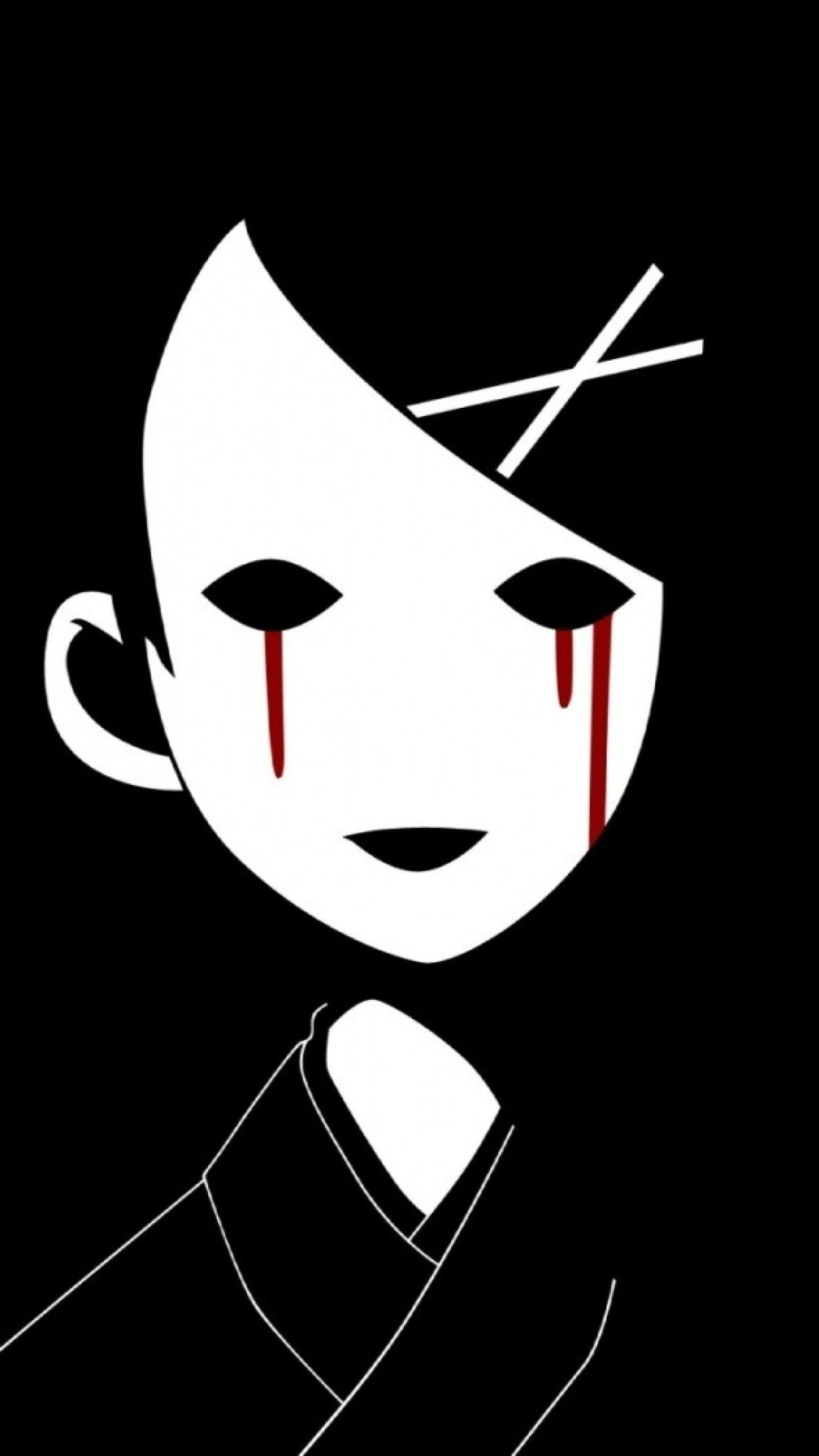 1440x2560 Sad Face Background