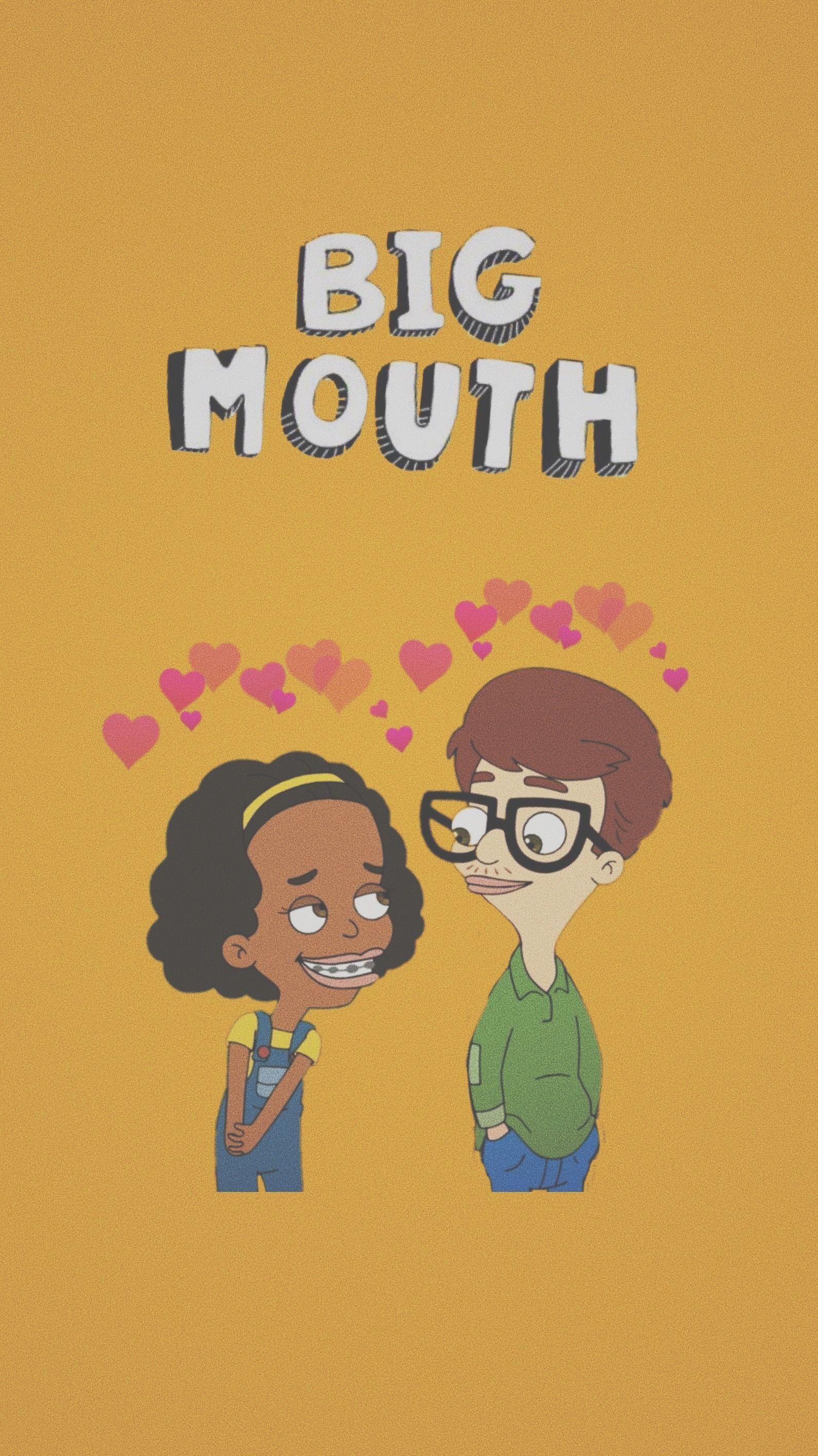 1590x2828 Missy x Andrew (edited) ♥. Big mouth, Cute cartoon wallpaper